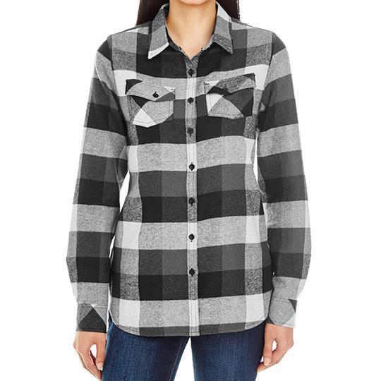 Ladies´ Woven Plaid Flannel Shirt