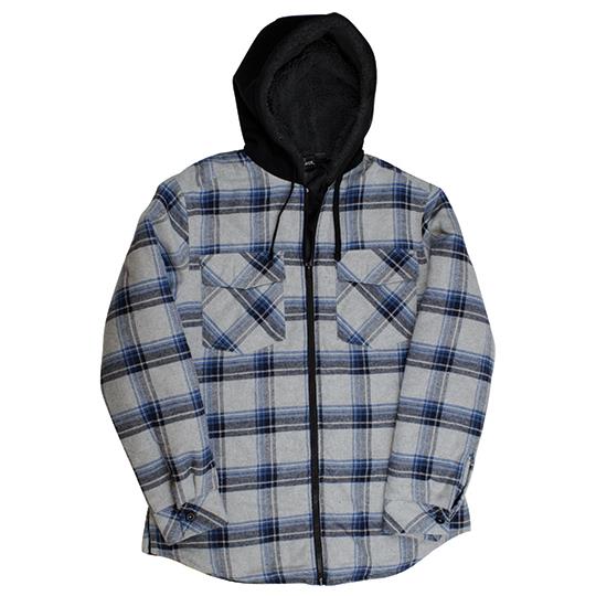 Grey - Blue (Checked)