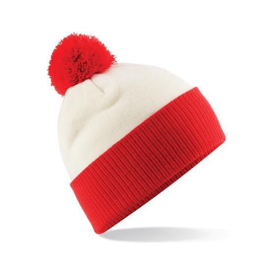 Off White Bright Red