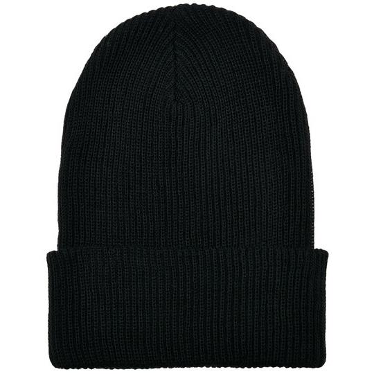 Recycled Yarn Ribbed Knit Beanie