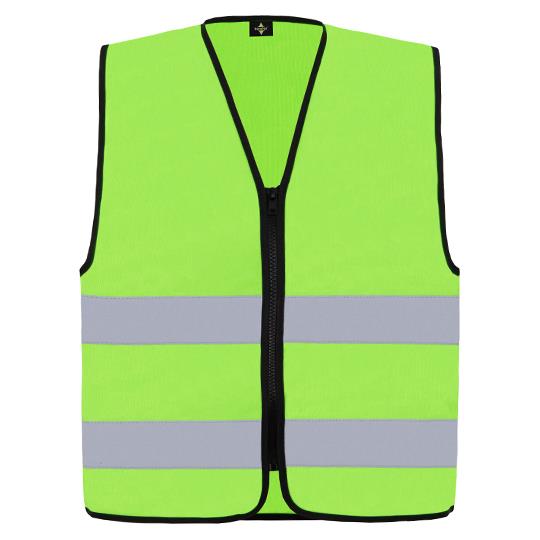 Hi-Vis Safety Vest Cologne With Front Zipper