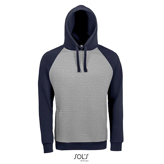 Grey Melange French Navy