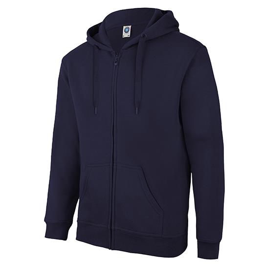 Zip Through Hooded Sweat Jacket