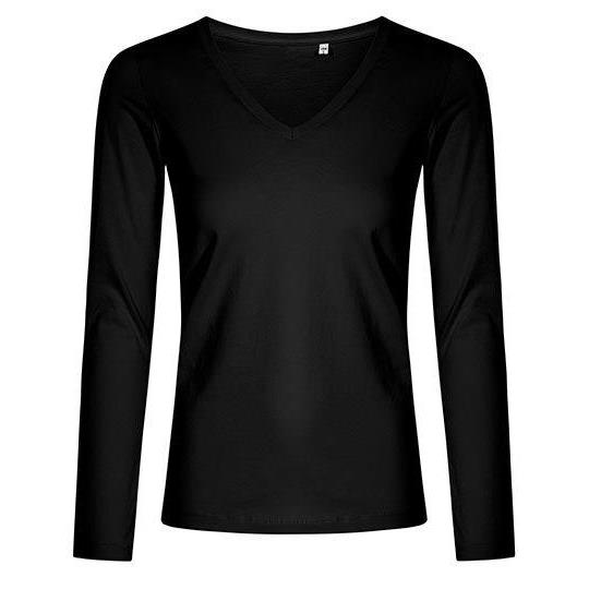 Women´s V-Neck T-Shirt Long Sleeve