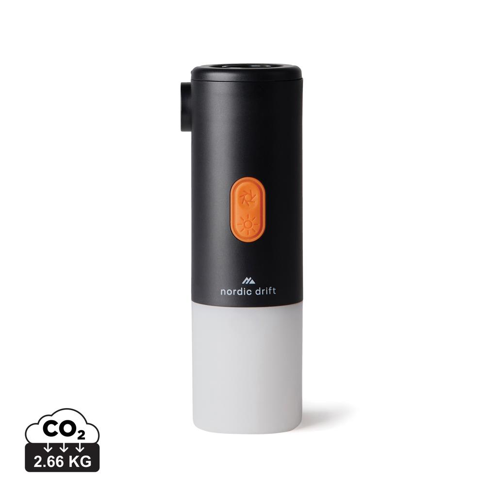 Nordic Drift Titan 2-in-1-Luftpumpe und Campinglampe