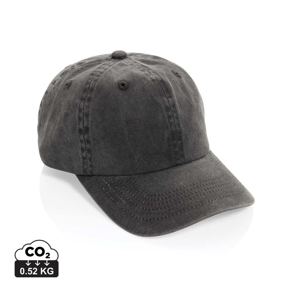 BEAU AWARE™ Washed 6-Panel Kappe aus 270gr/m² Baumwolltwill