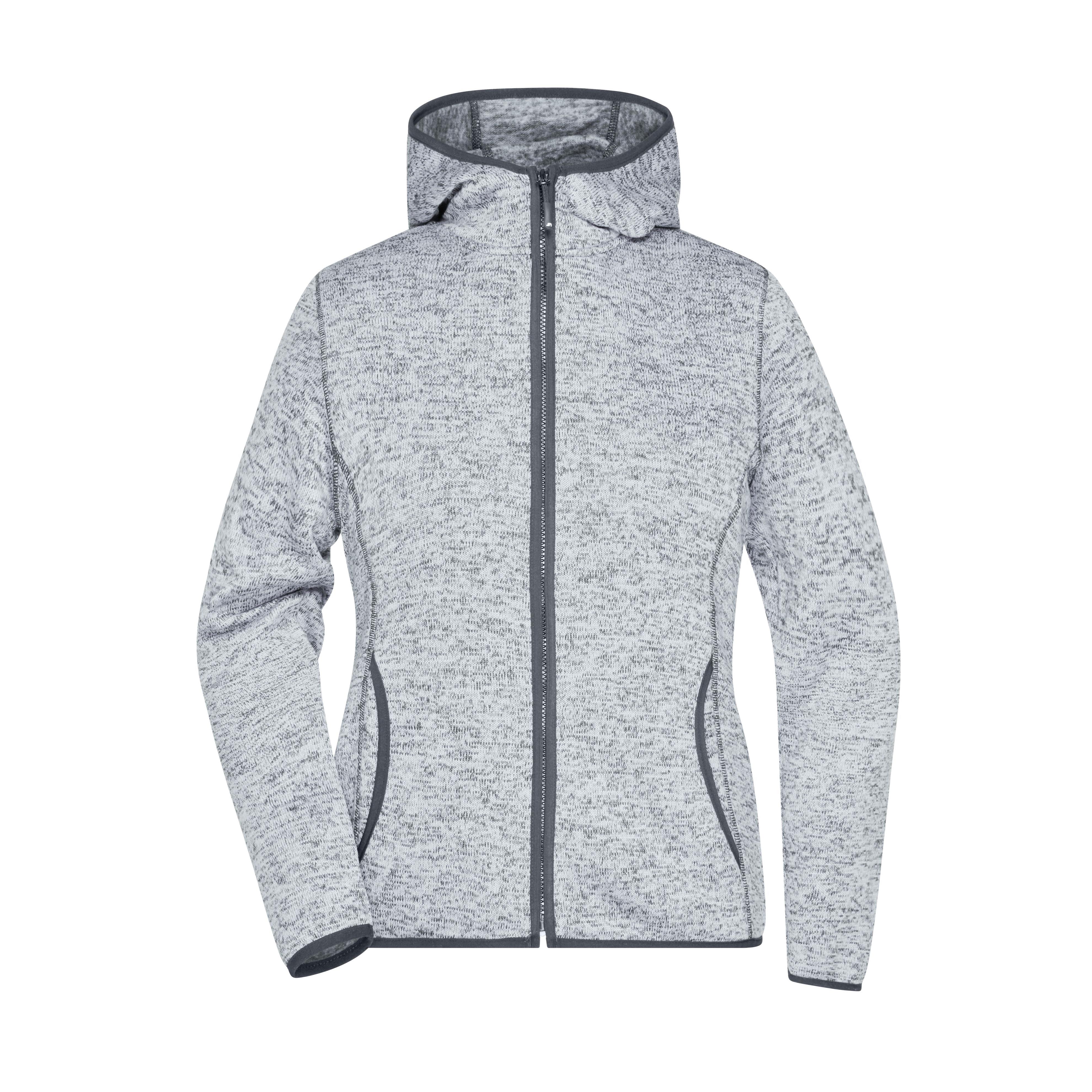 Ladies´ Knitted Fleece Hoody