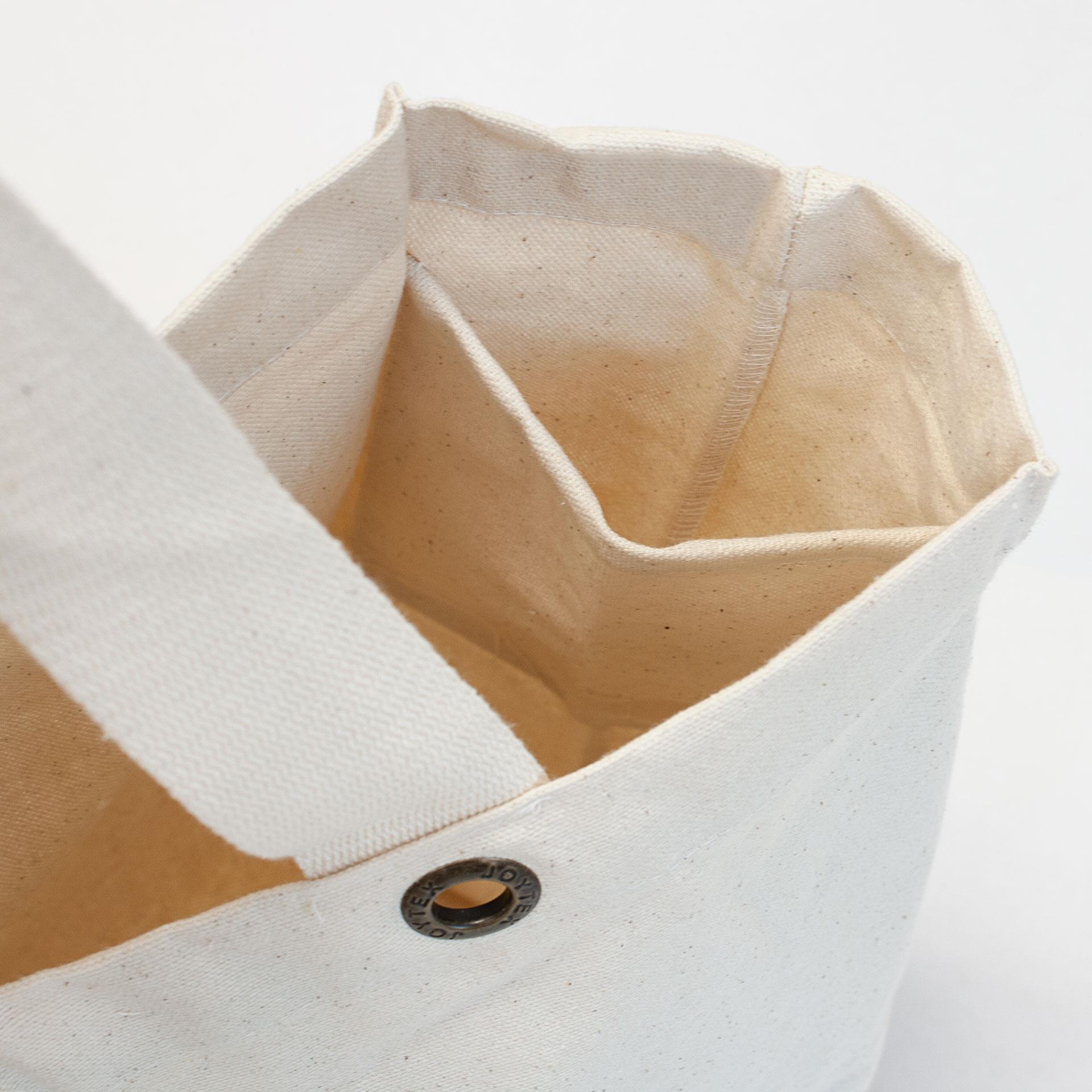 KALKUTTA – Canvas-Tasche mit Boden- und Seitenfalte sowie Metallösen