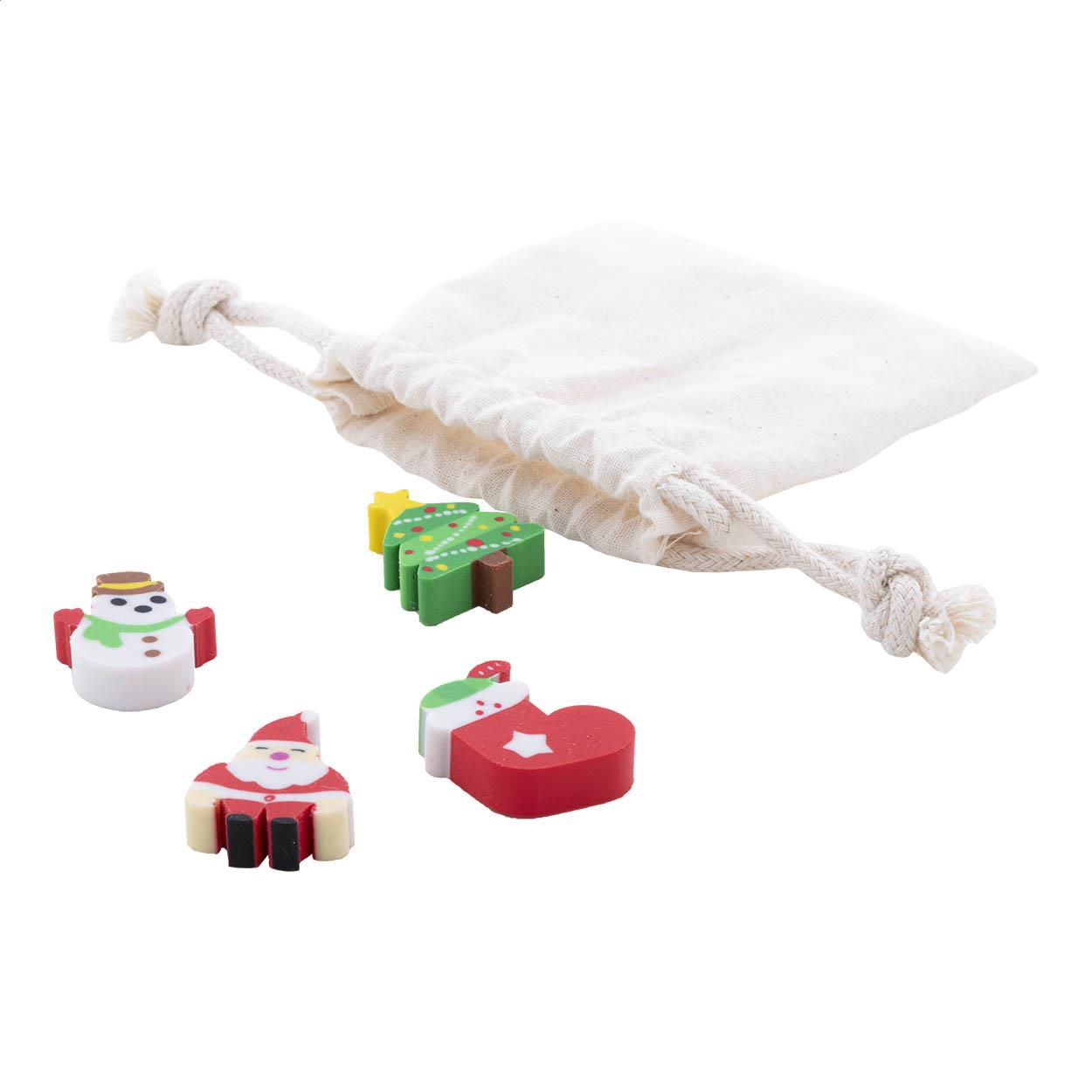 Weihnachts-Radierer-Set