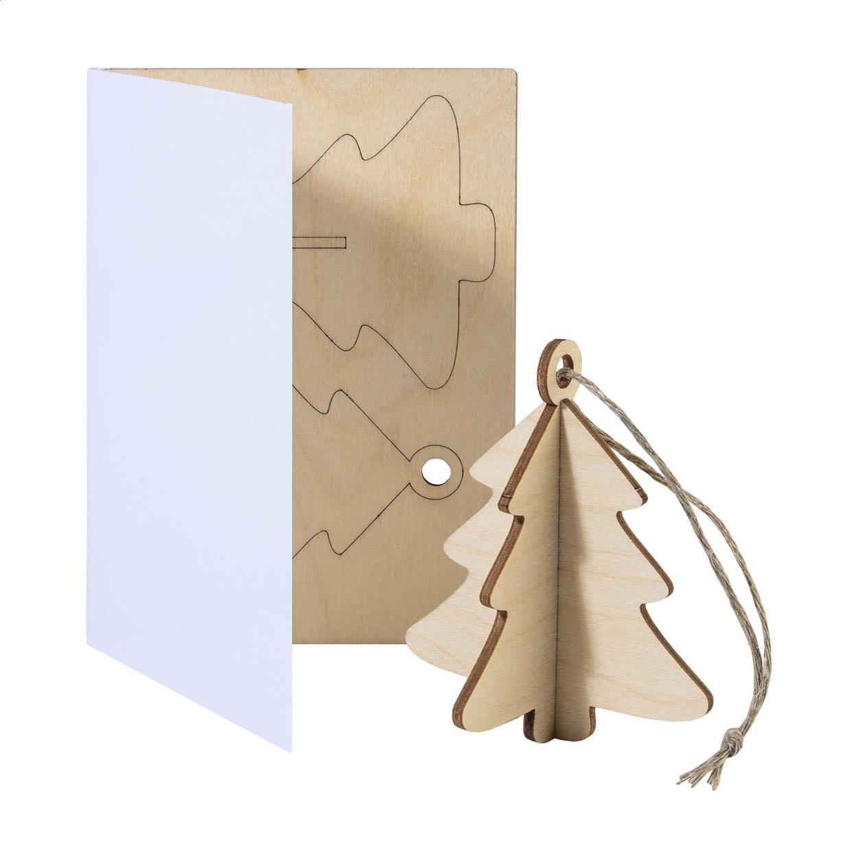 Weihnachtskarte, Weihnachtsbaum