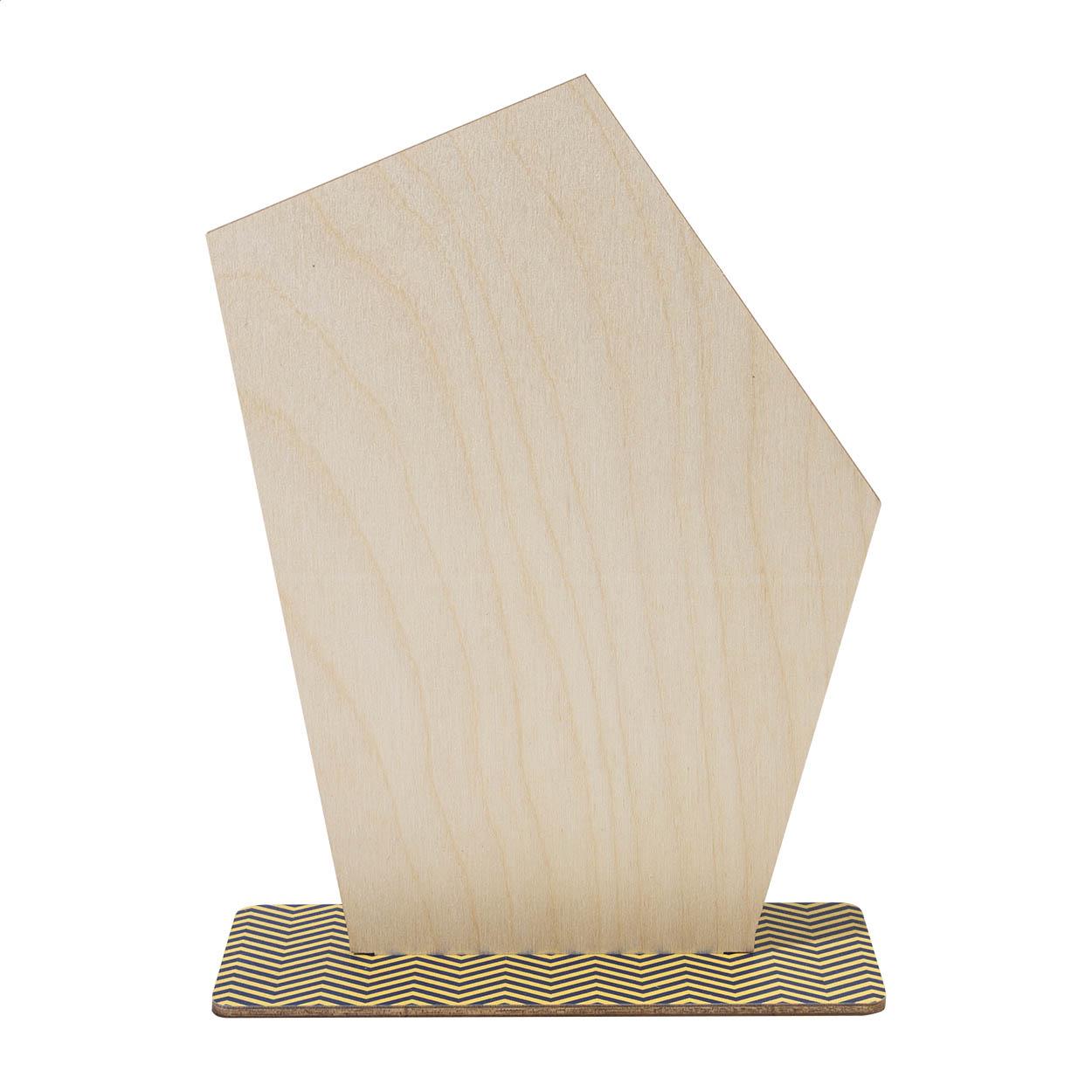 Indiviuelle Holztrophäe, eckig