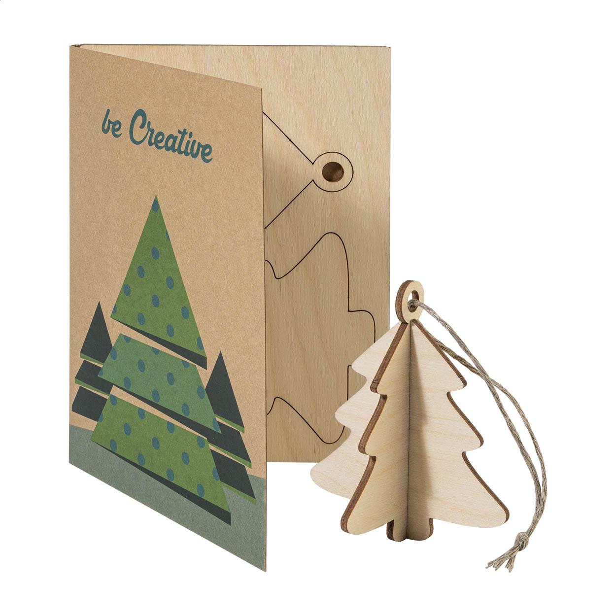 Weihnachtskarte, Weihnachtsbaum