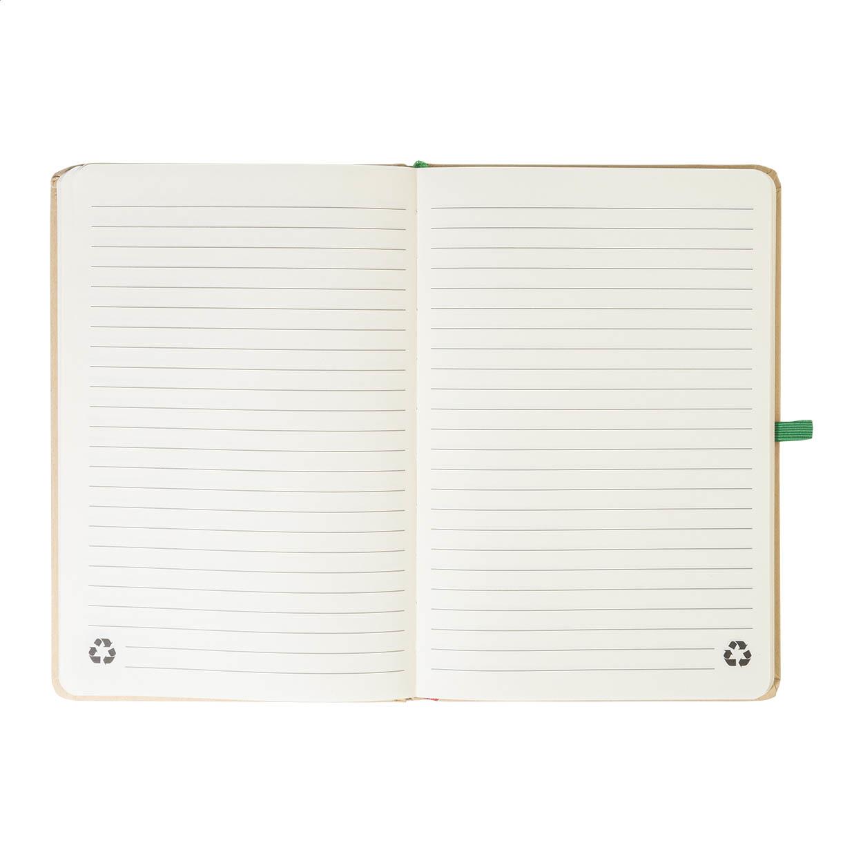 Notizbuch mit Farbeffekt