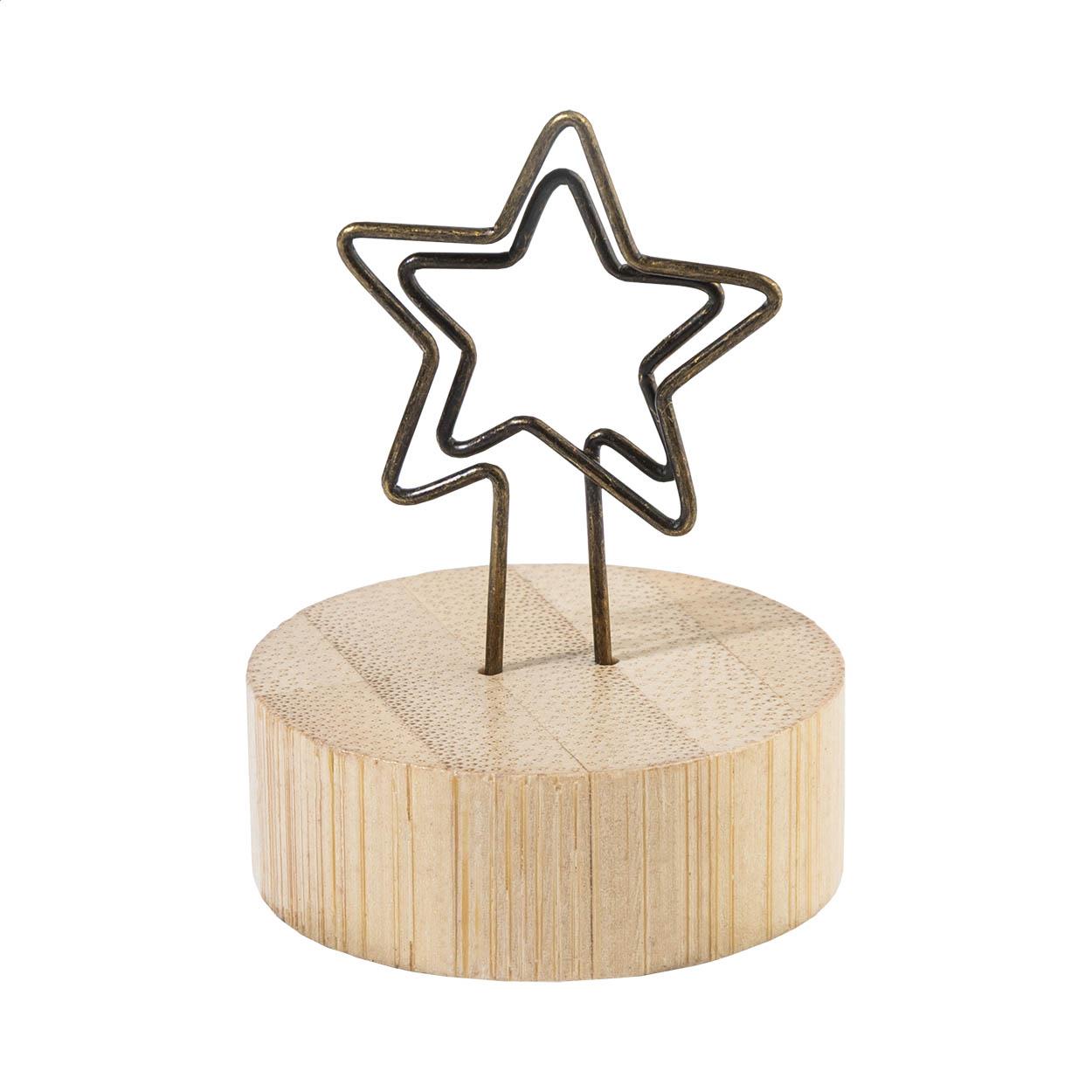 Weihnachtsmemohalter, Stern