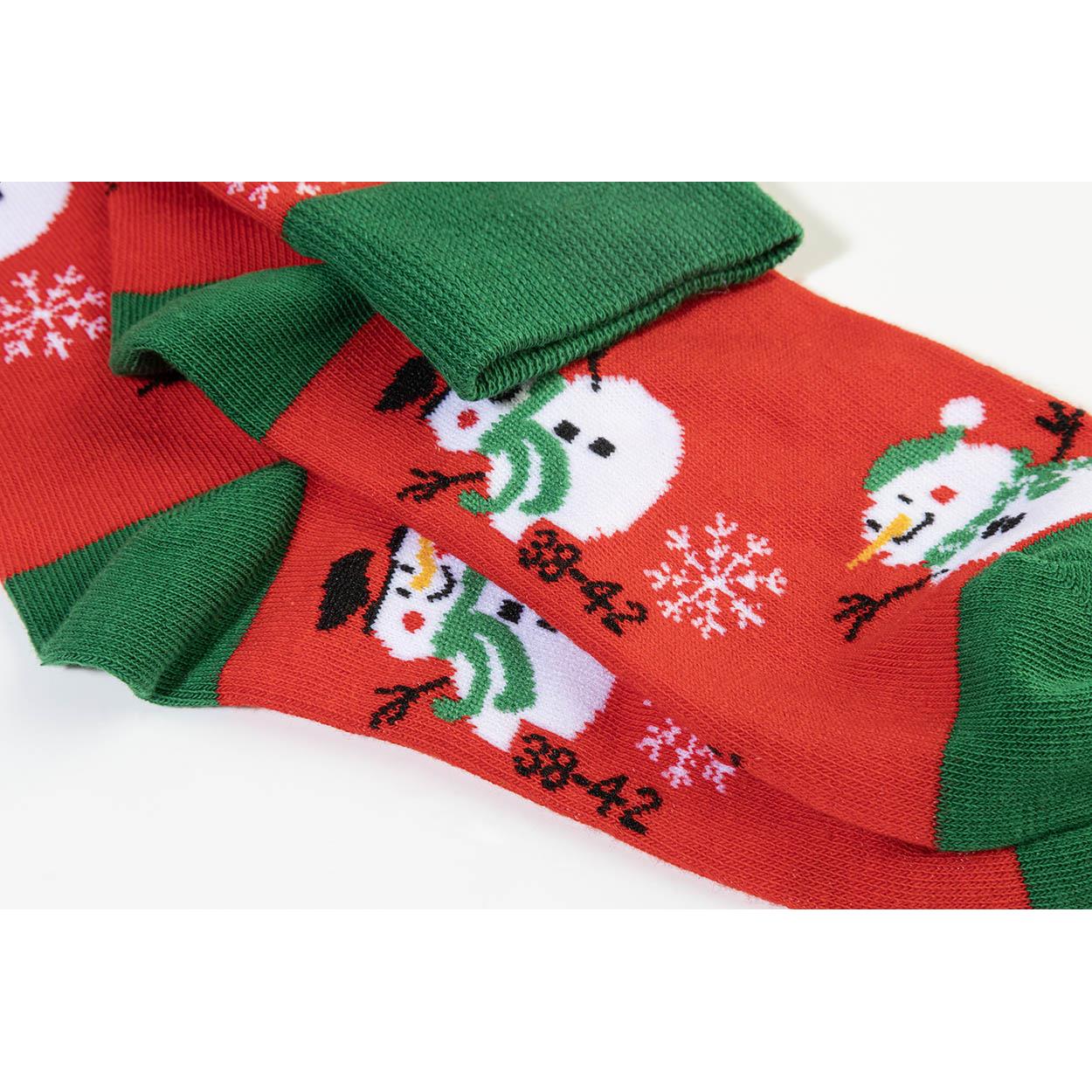 Weihnachtssocken, Schneemann