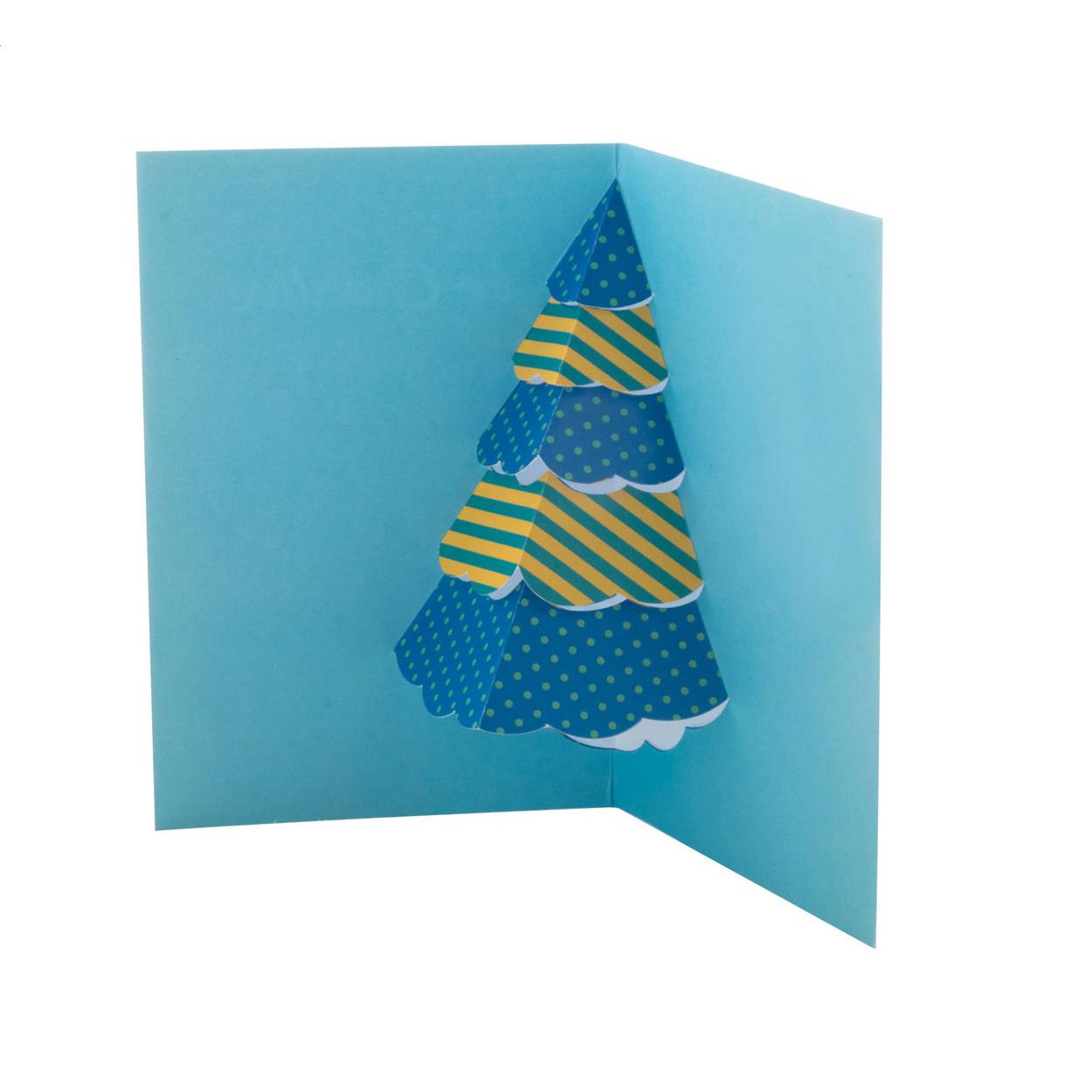 3D Weihnachtskarte Weihnachtsbaum