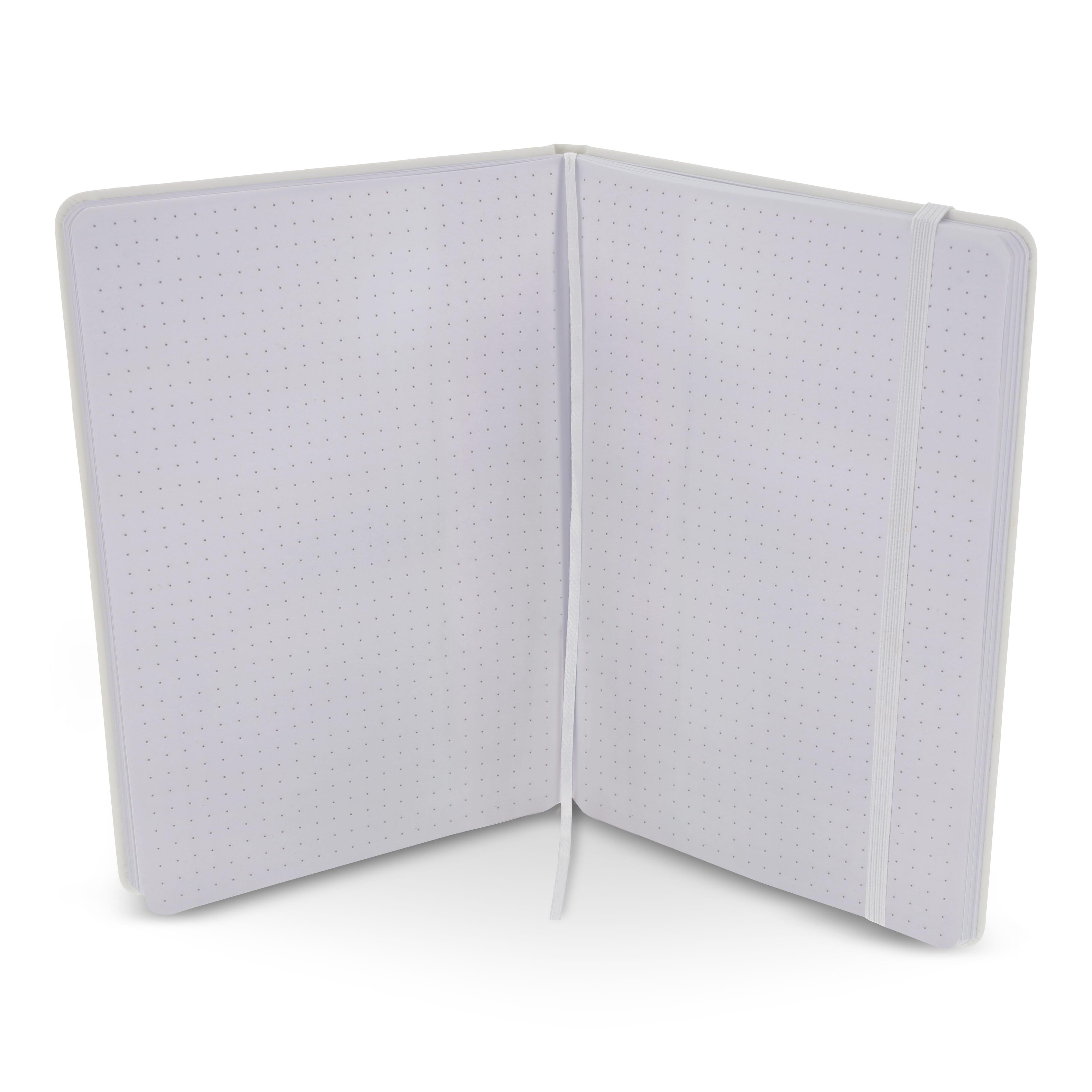 Notizbuch A5 PU mit Rasterpunktseiten