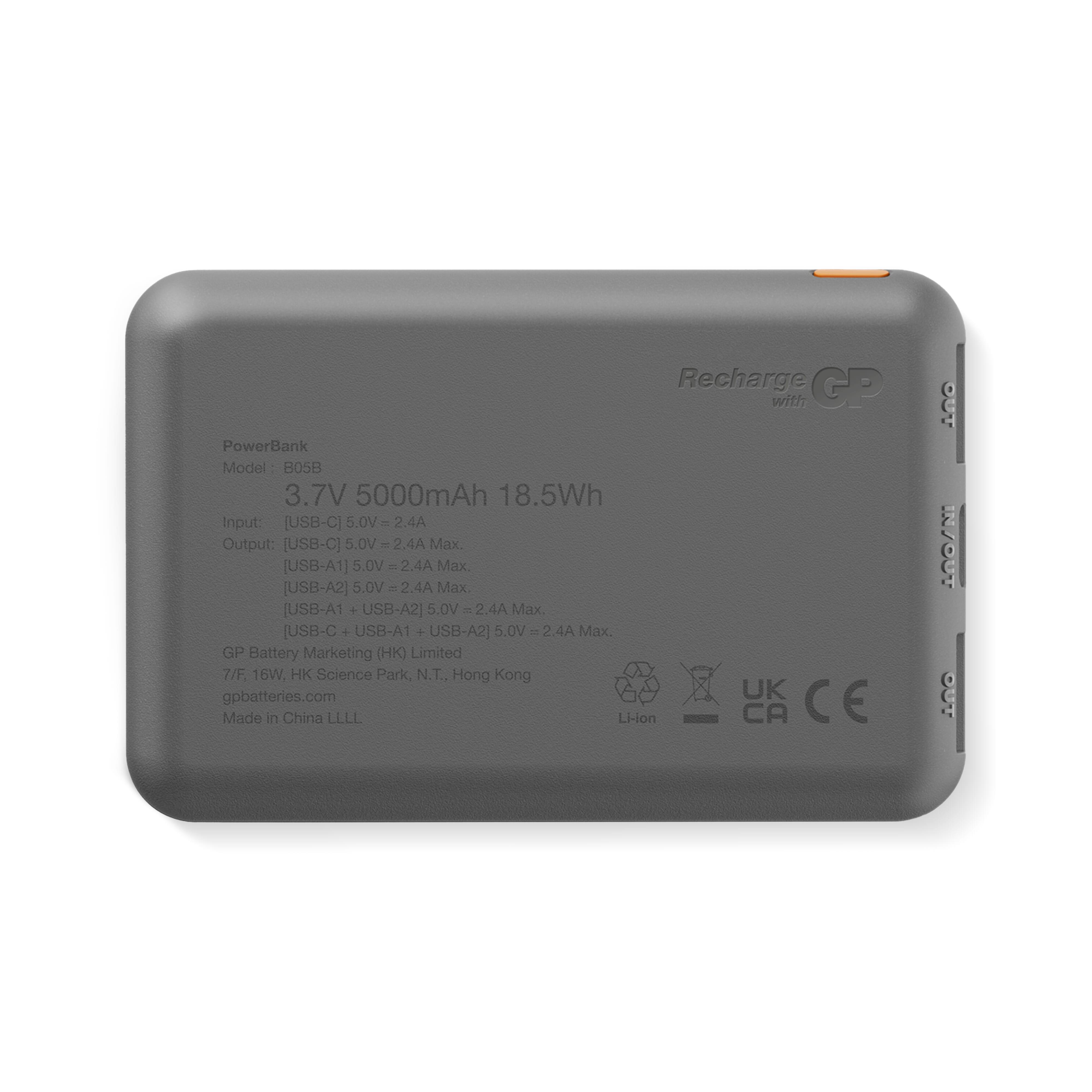 GP B+ Serie Powerbank 5000 mAh
