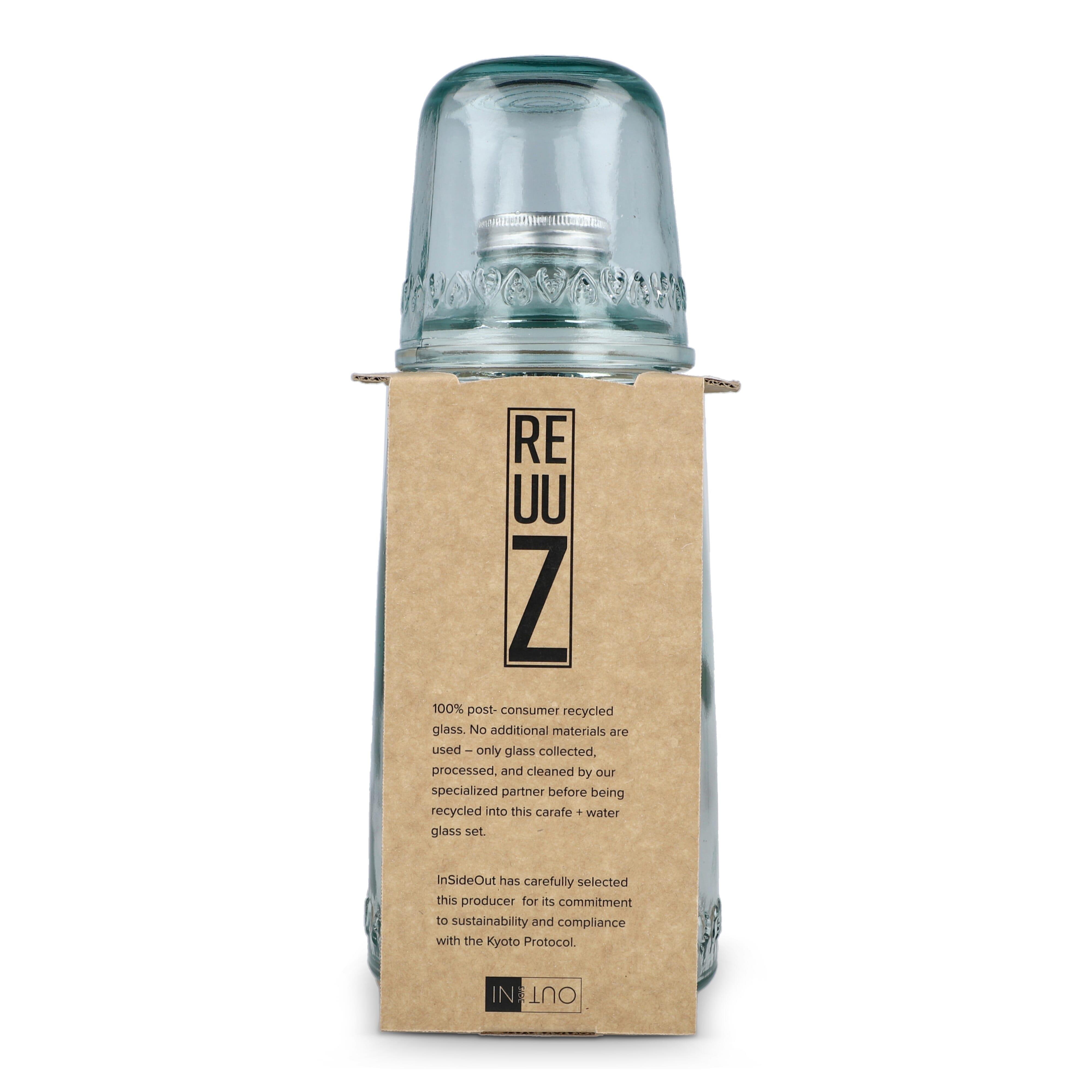 InSideOut Recyceltes Glas-Getränkeset ReuuZ 1 l