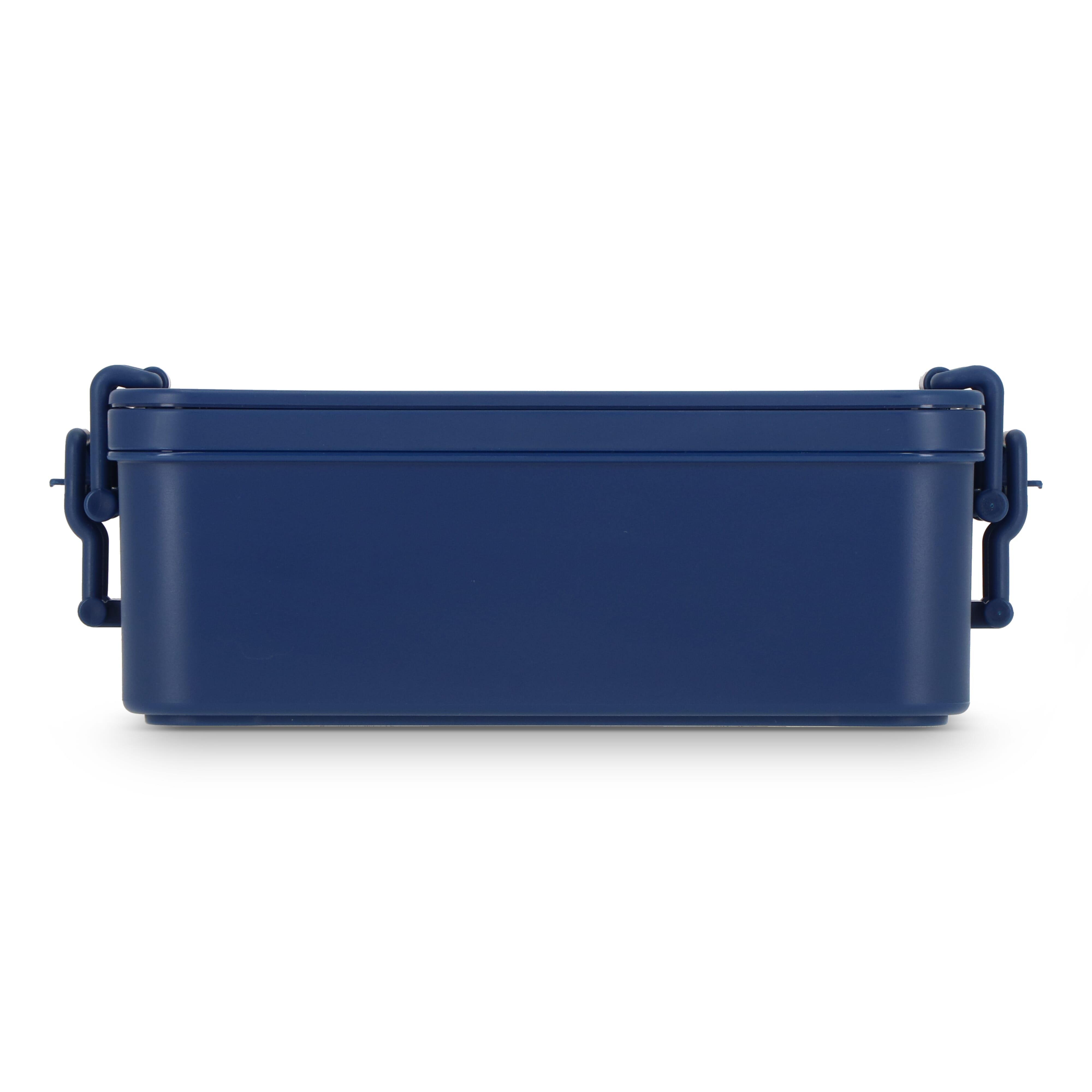 Doppelte Lunchbox mit Besteck