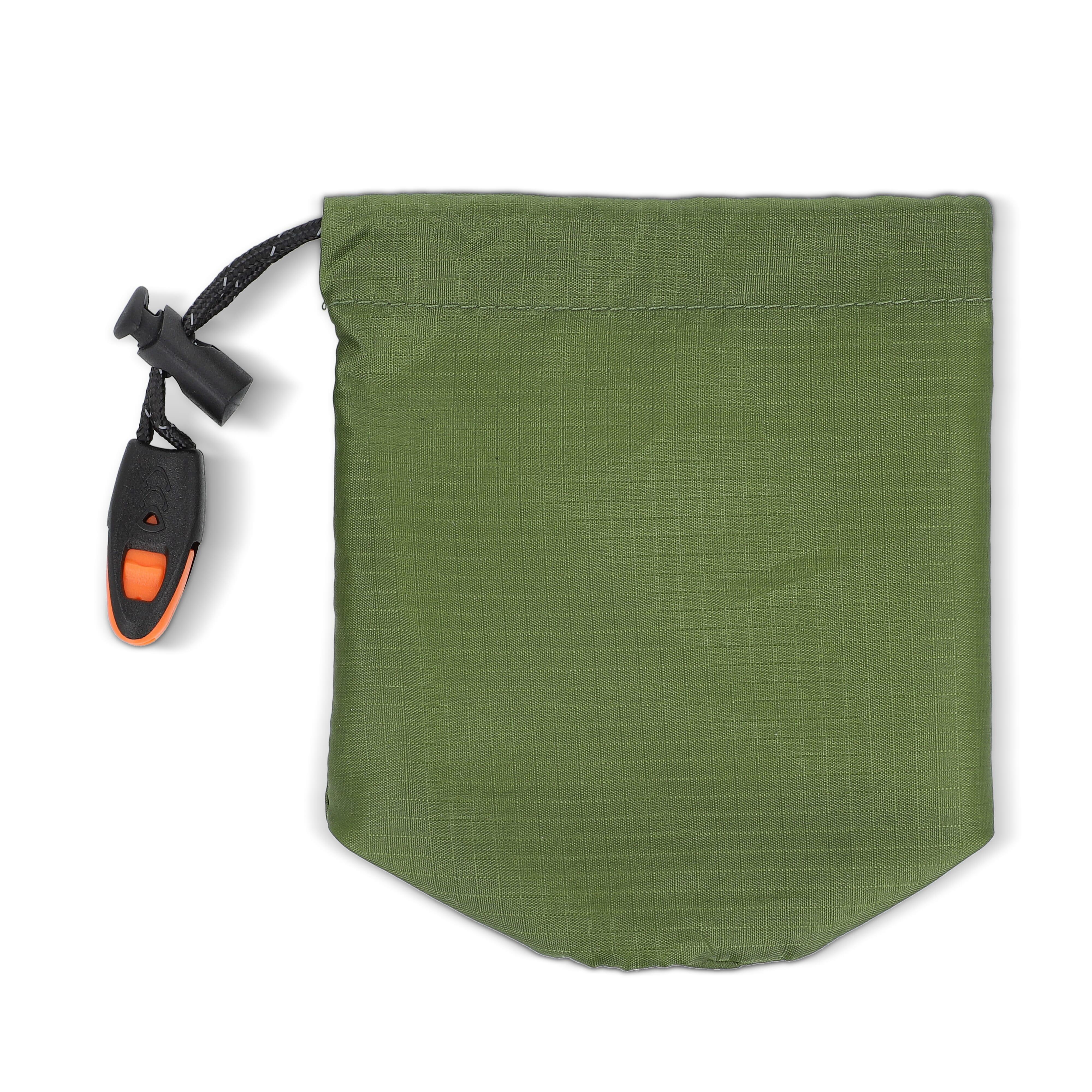 Thermoschlafsack für Notfälle im Freien