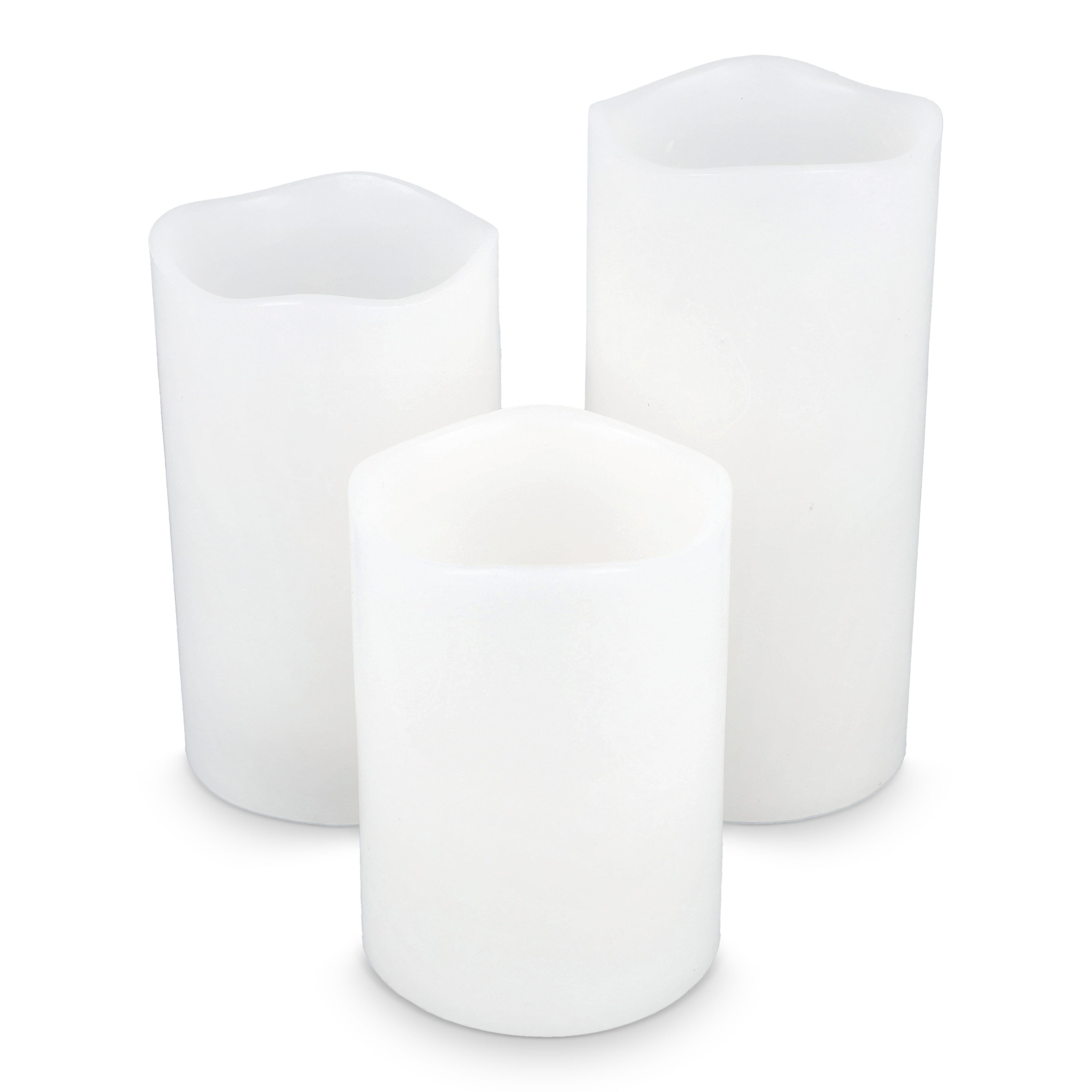 Koselys 3-teiliges LED-Kerzen-Set (batteriebetrieben)