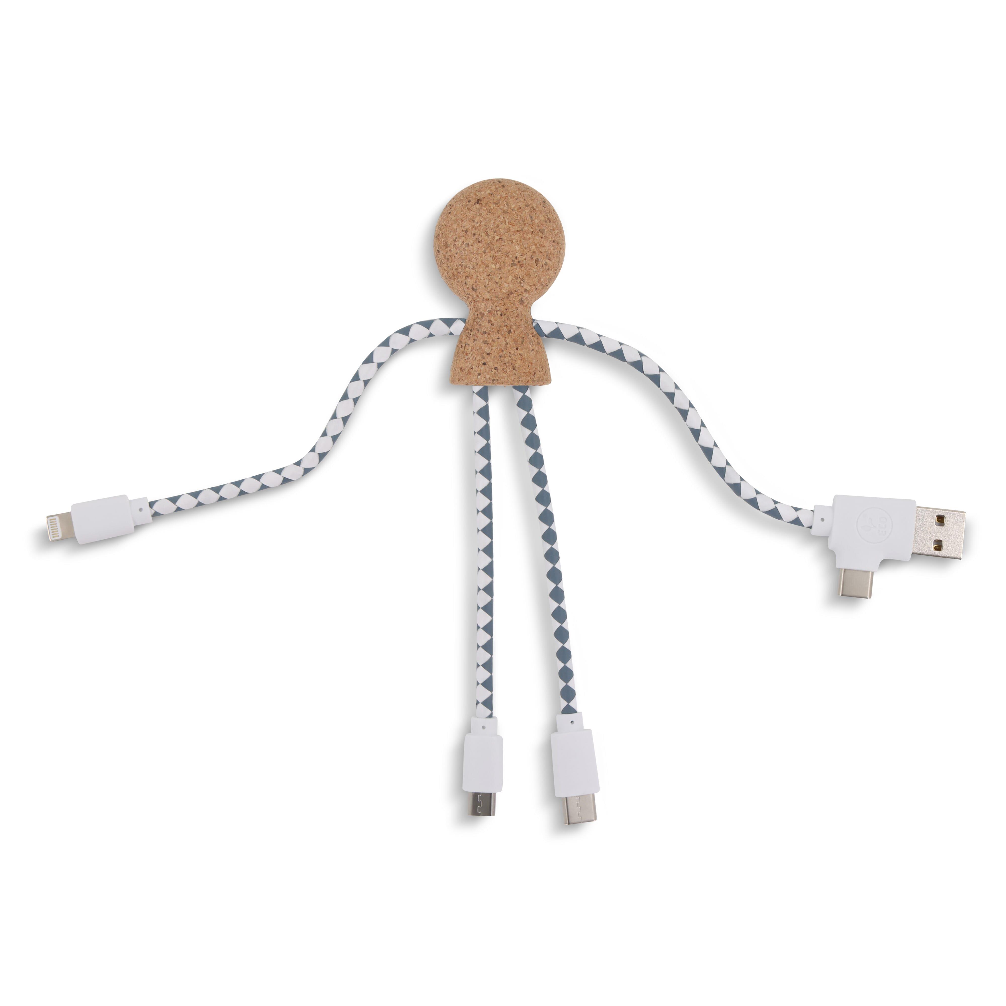Xoopar Mr. Bio Cork Charging Cable