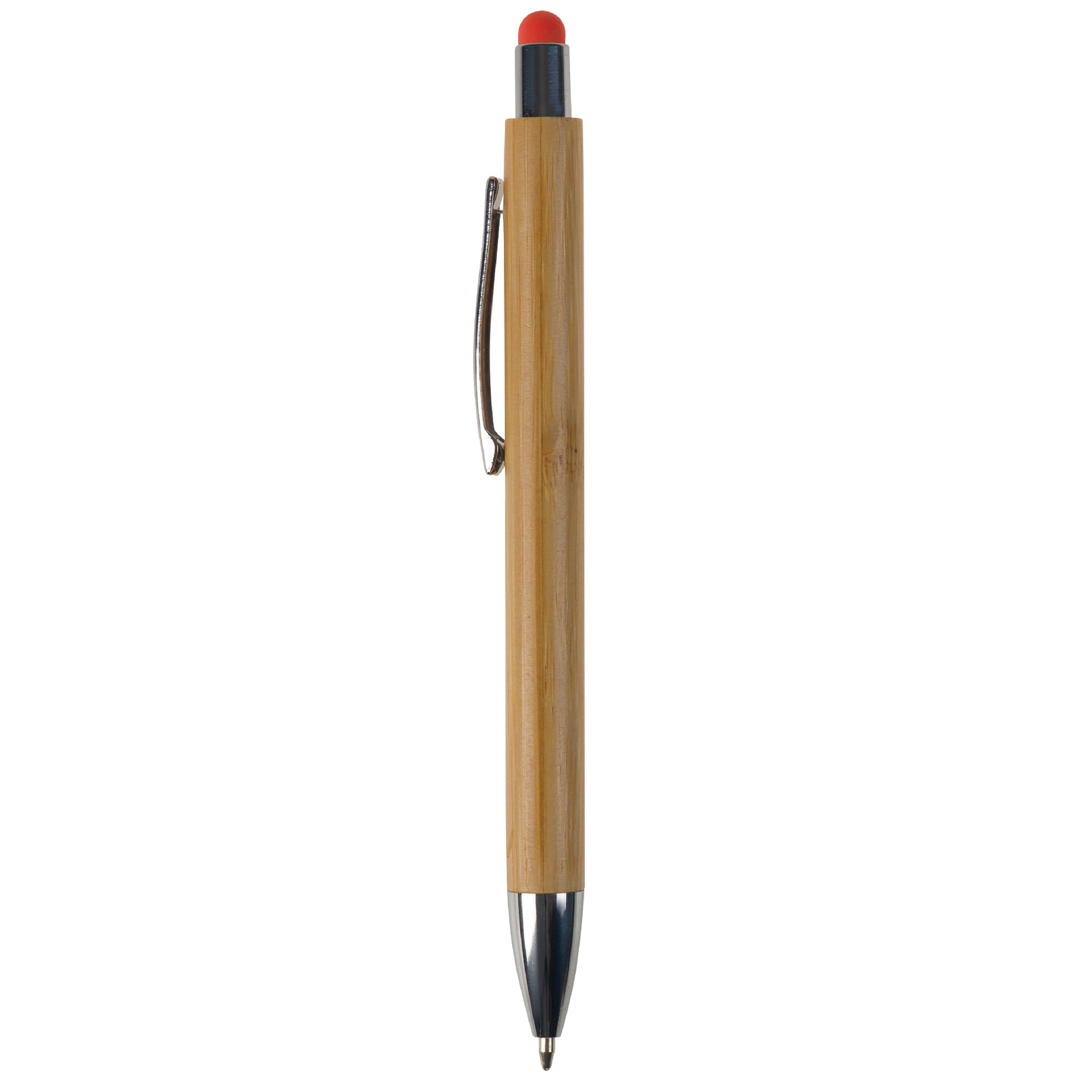 Bambus Kugelschreiber New York mit Touchpen