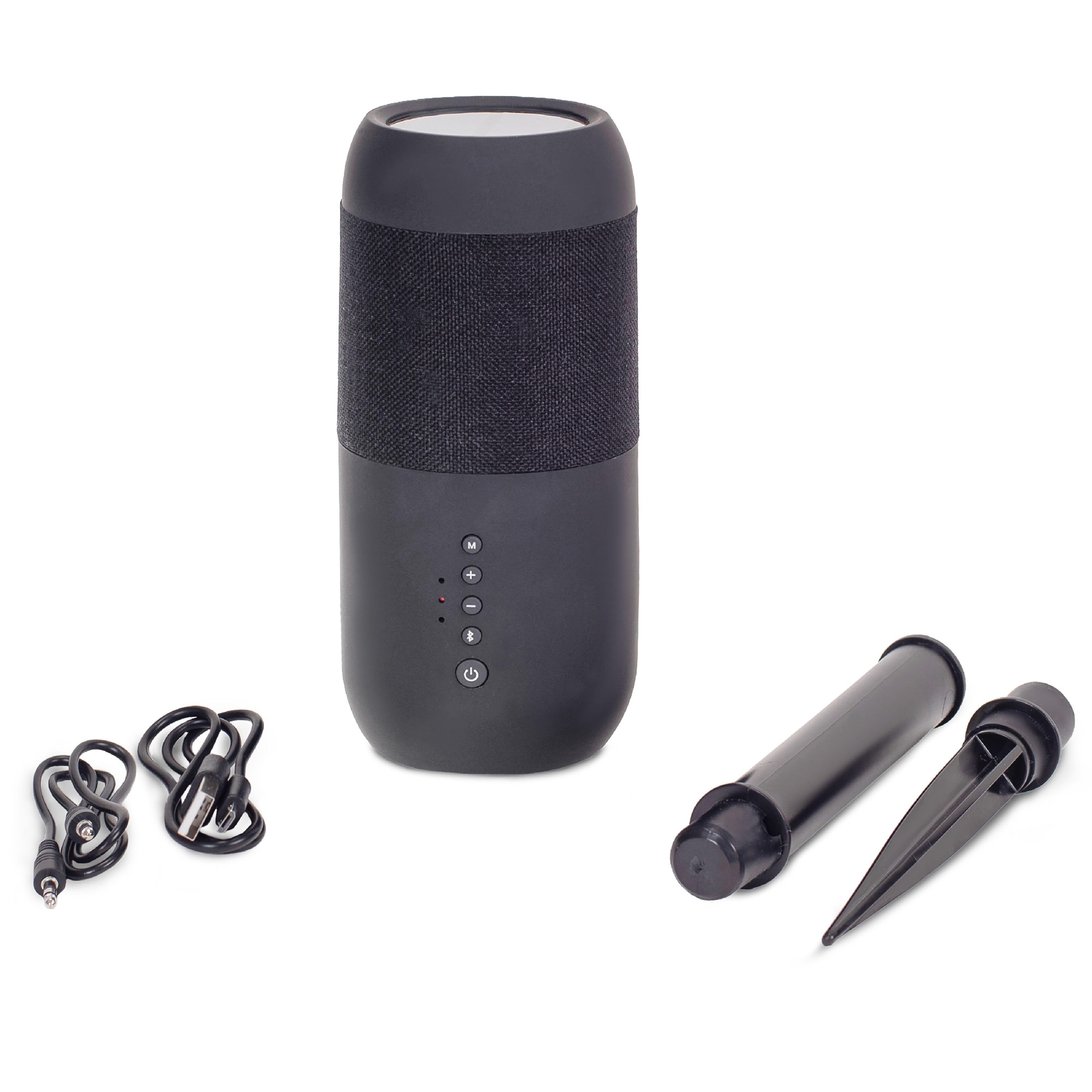 Wireless solar speaker torch 2x5W IPX6
