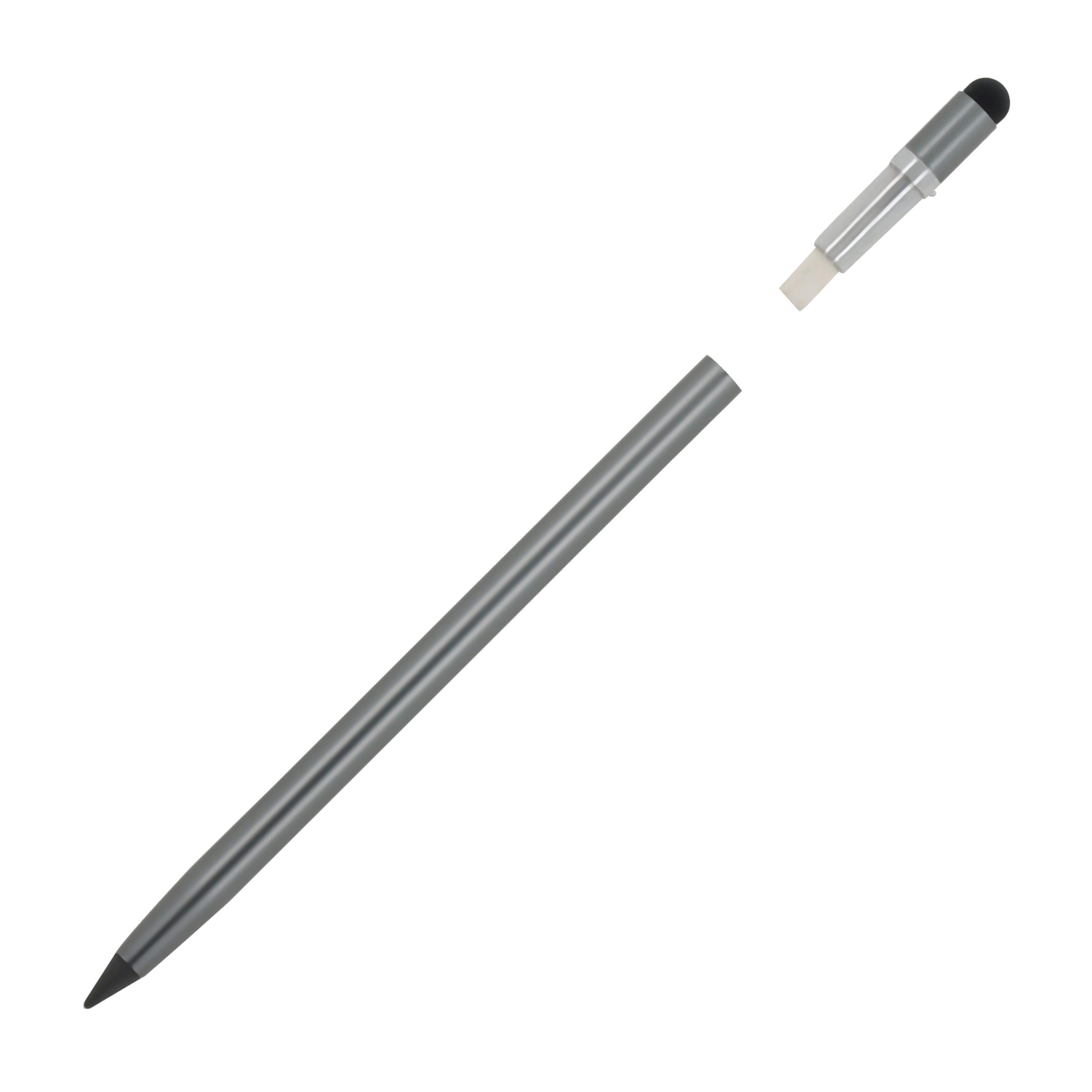 Langlebiger Aluminiumbleistift mit Radiergummi