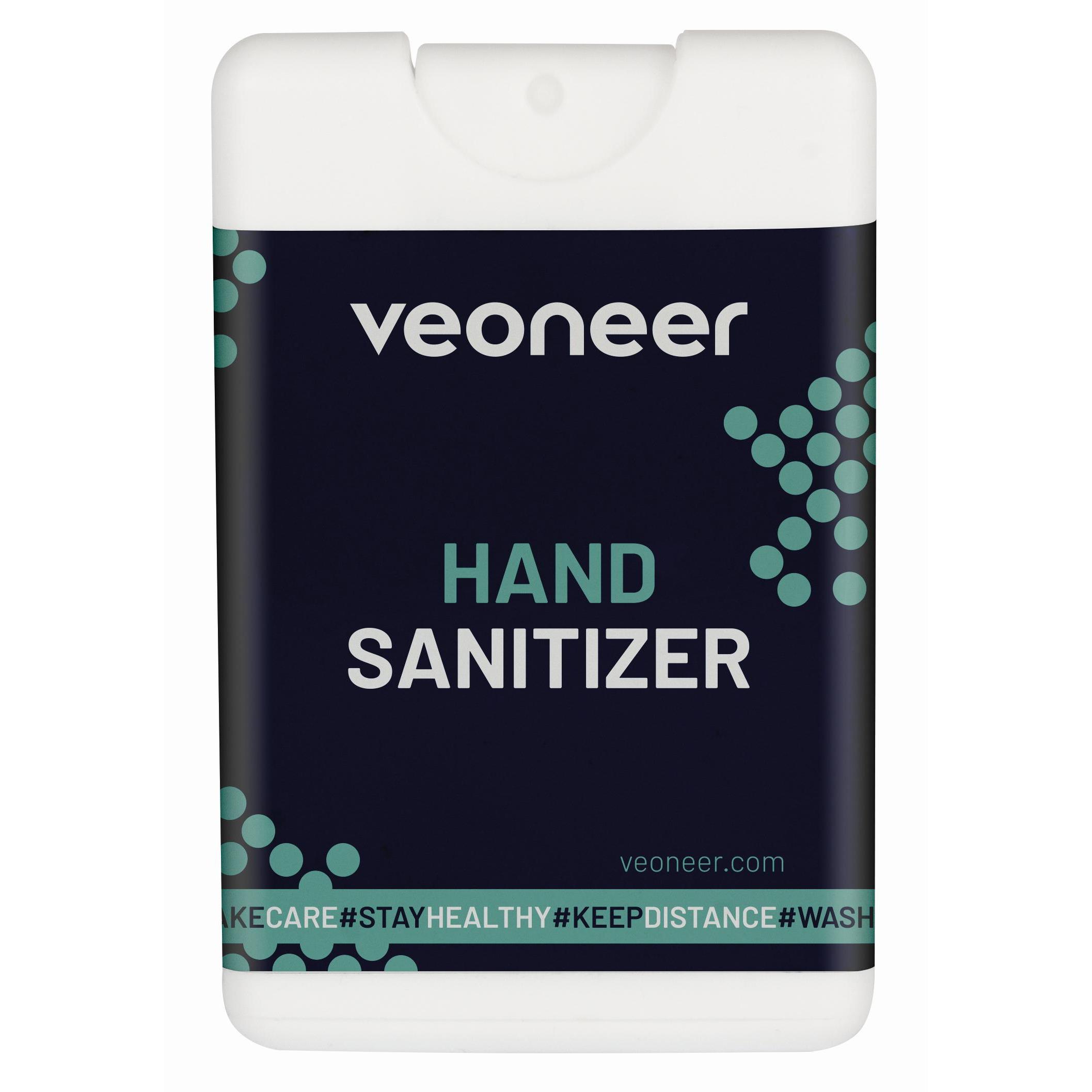 Hand-Desinfektionsspray in 16 ml Spray Card