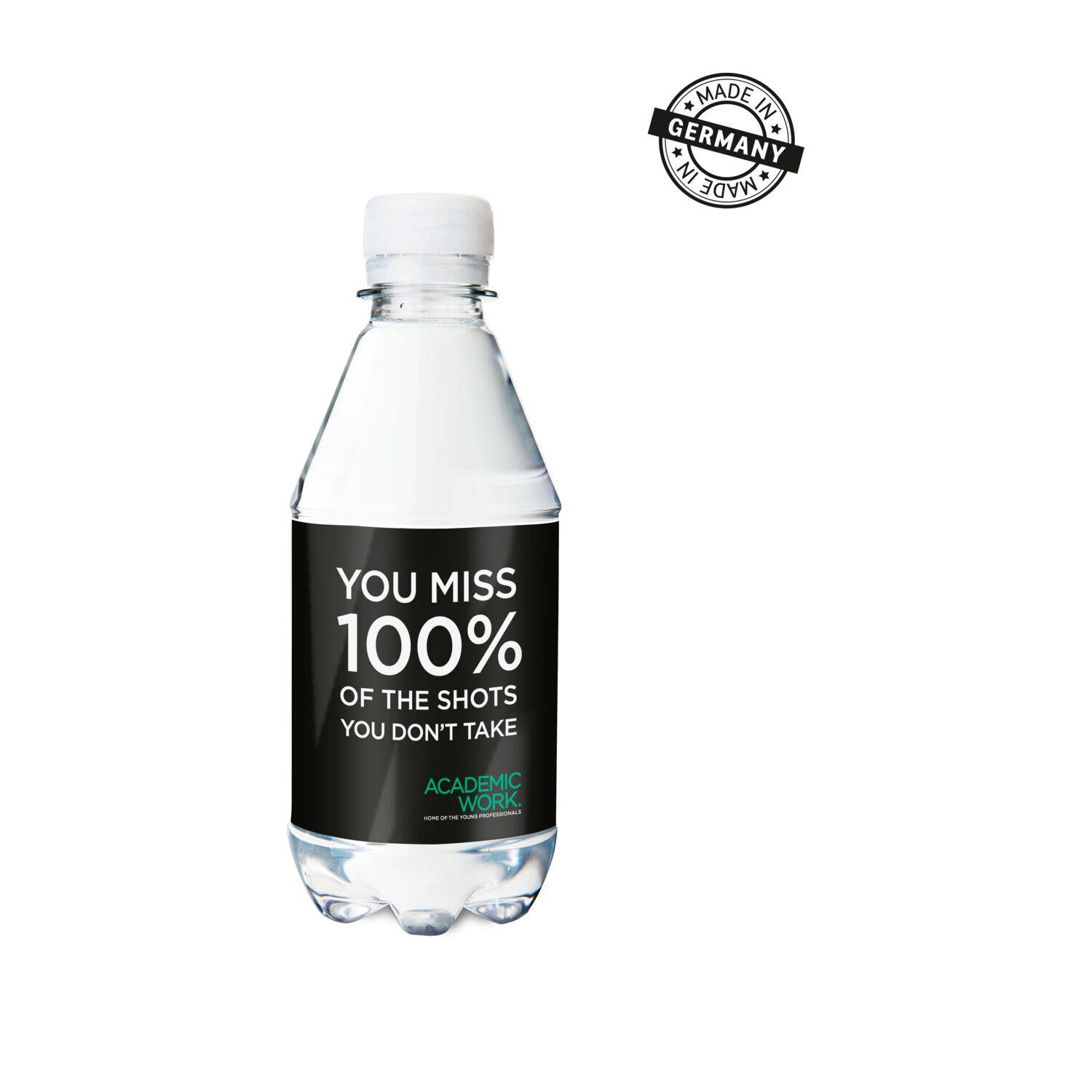 330 ml PromoWater - Mineralwasser, still - Papier-Etikett