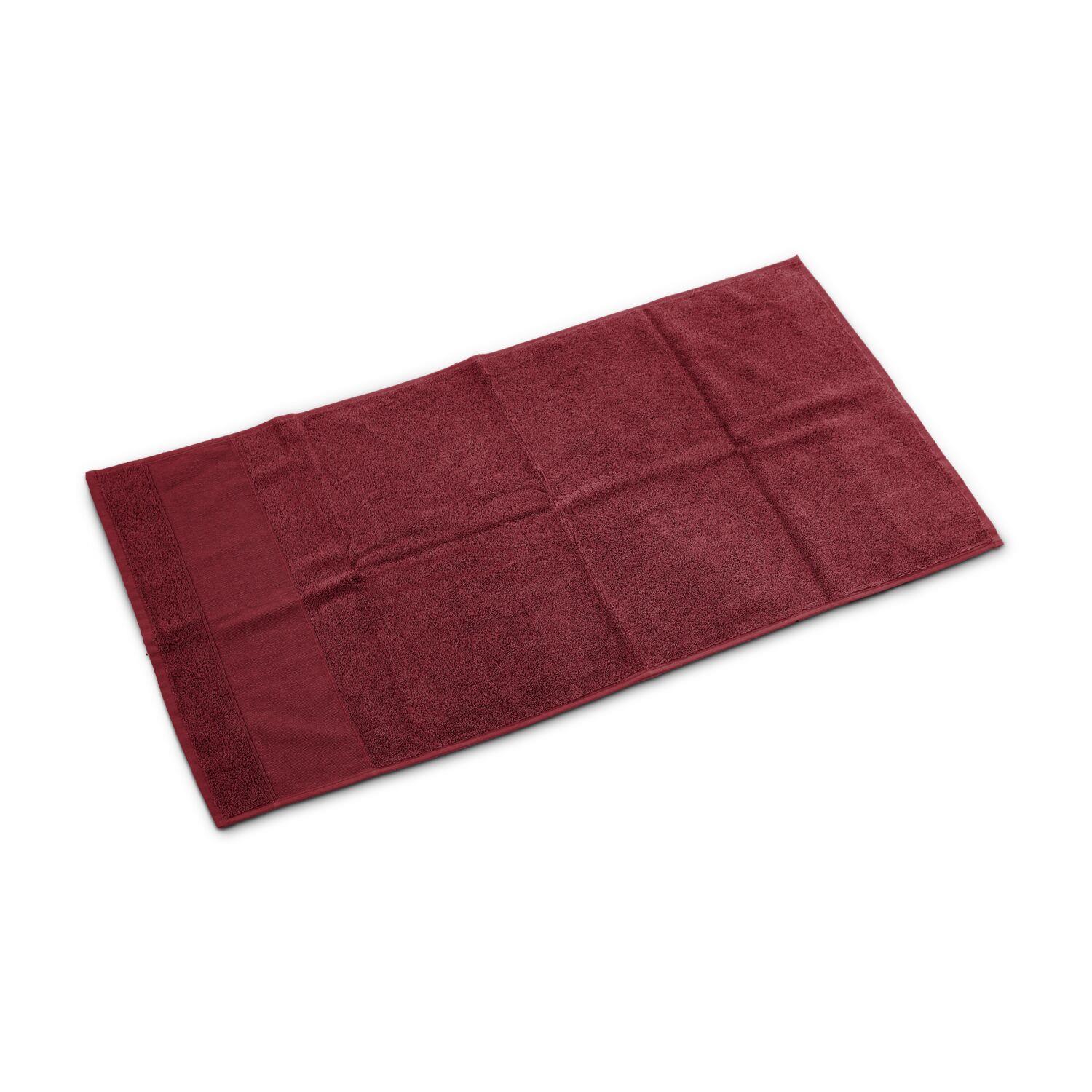 Handtuch Mari 50 x 100 cm dunkelrot