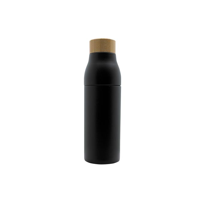 Doppelwandige und teilbare Flasche  Shima , Bambusdeckel, 600ml