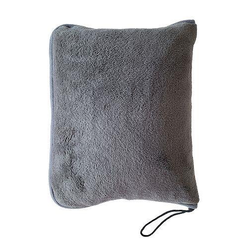 Microfleece-Decken-Kissen-Set ´recycled´