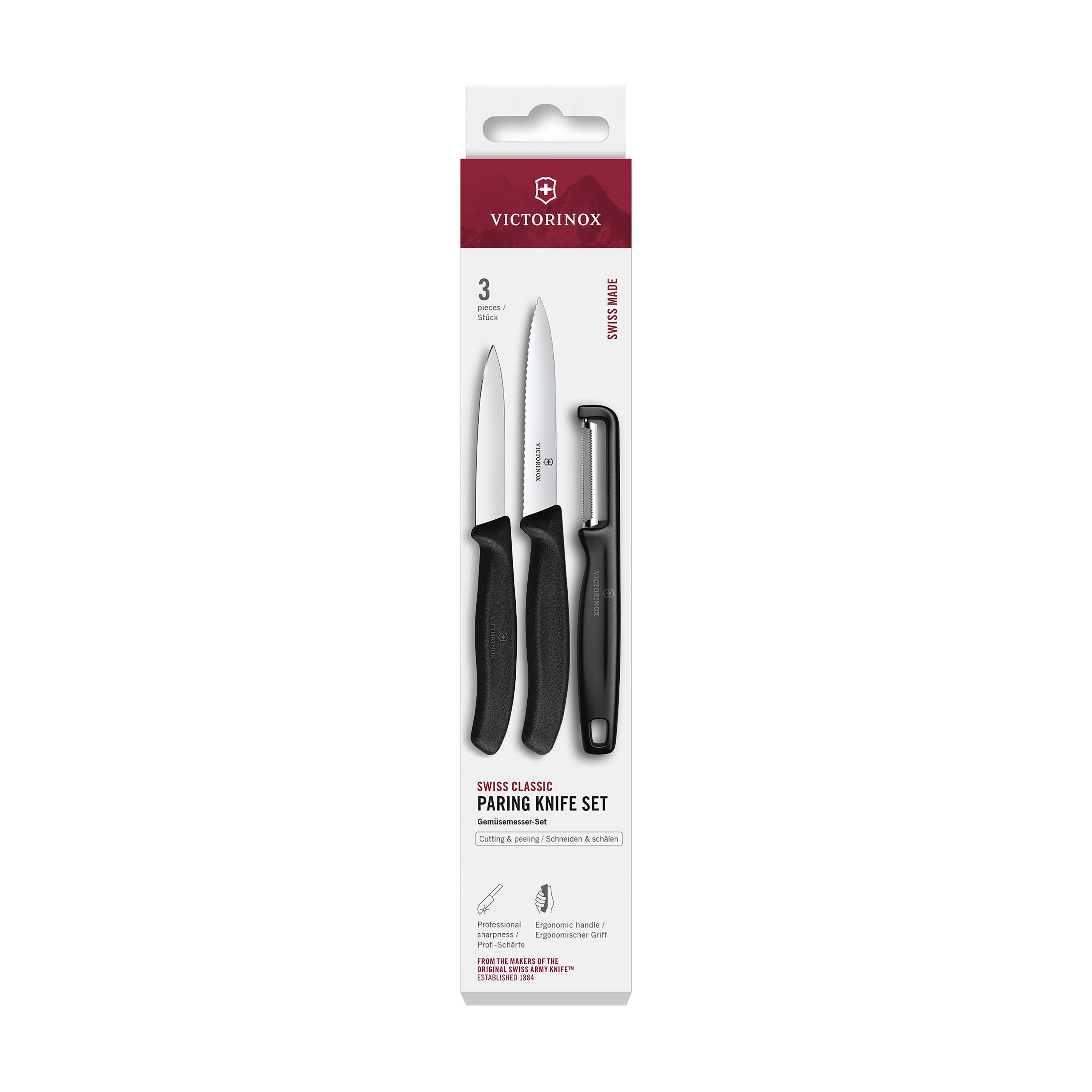 Victorinox Swiss Classic 3-teiliges Küchenmesserset