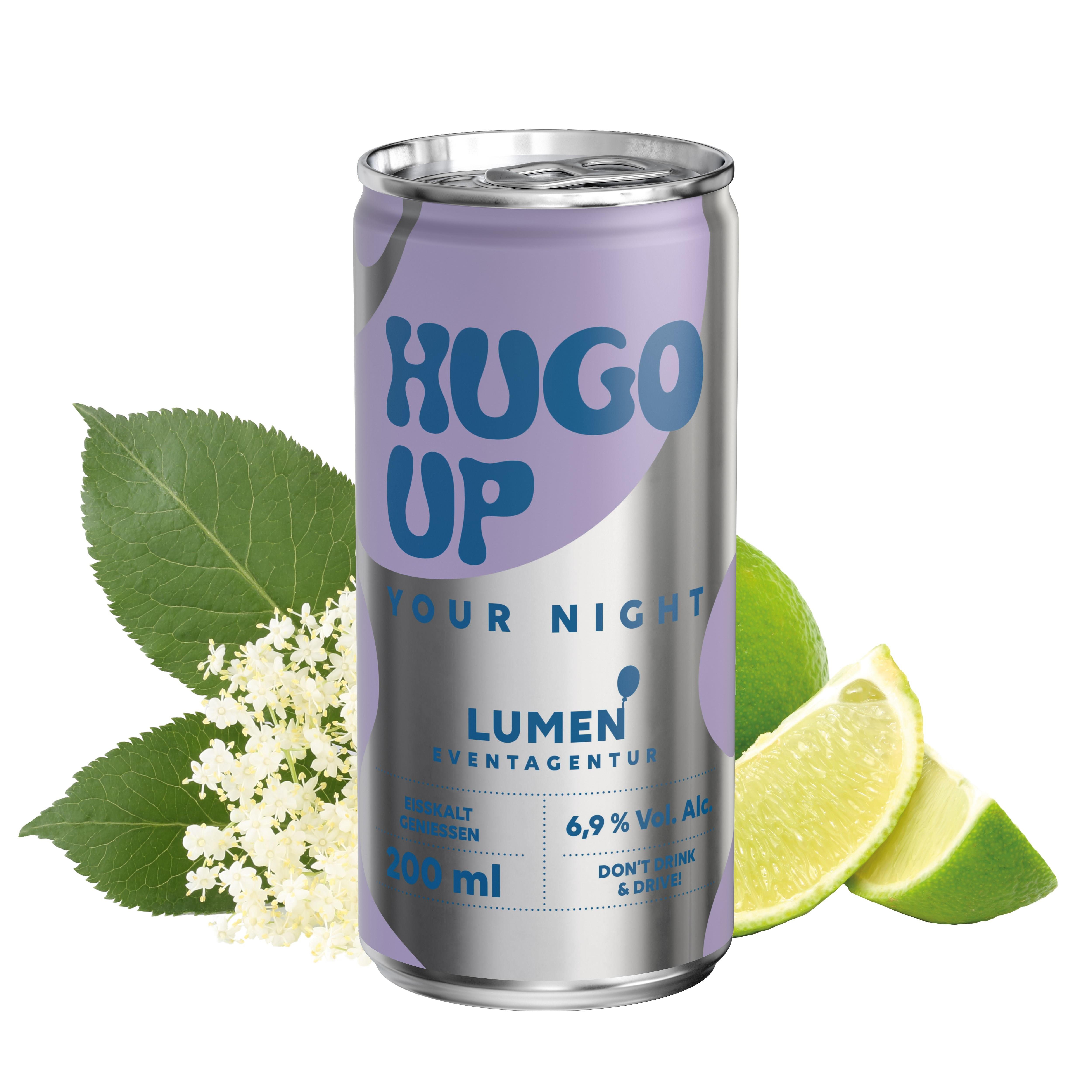 200 ml Hugo (Dose) - Fullbody transparent (matt)