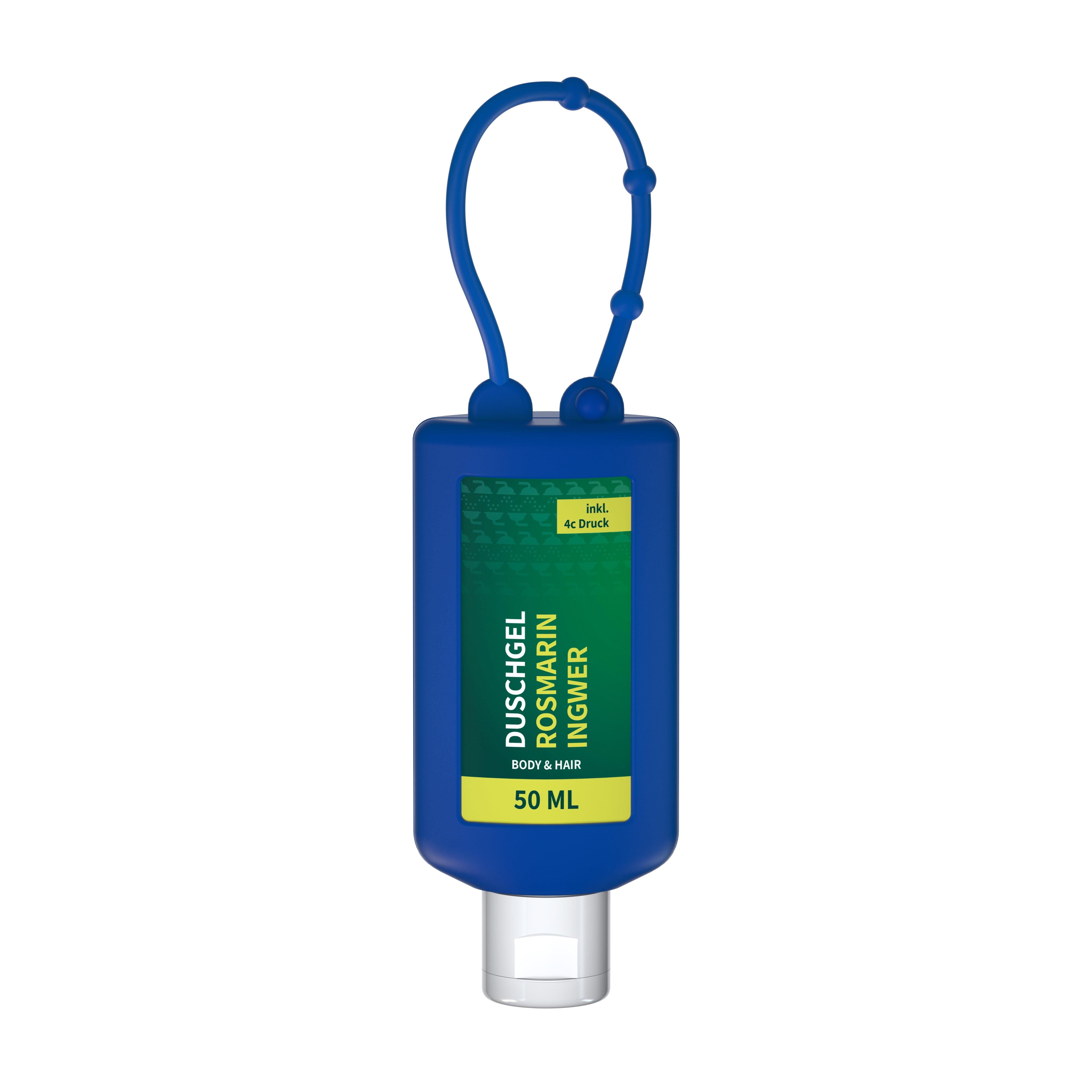 50 ml Bumper blau - Duschgel Rosmarin-Ingwer - Body Label
