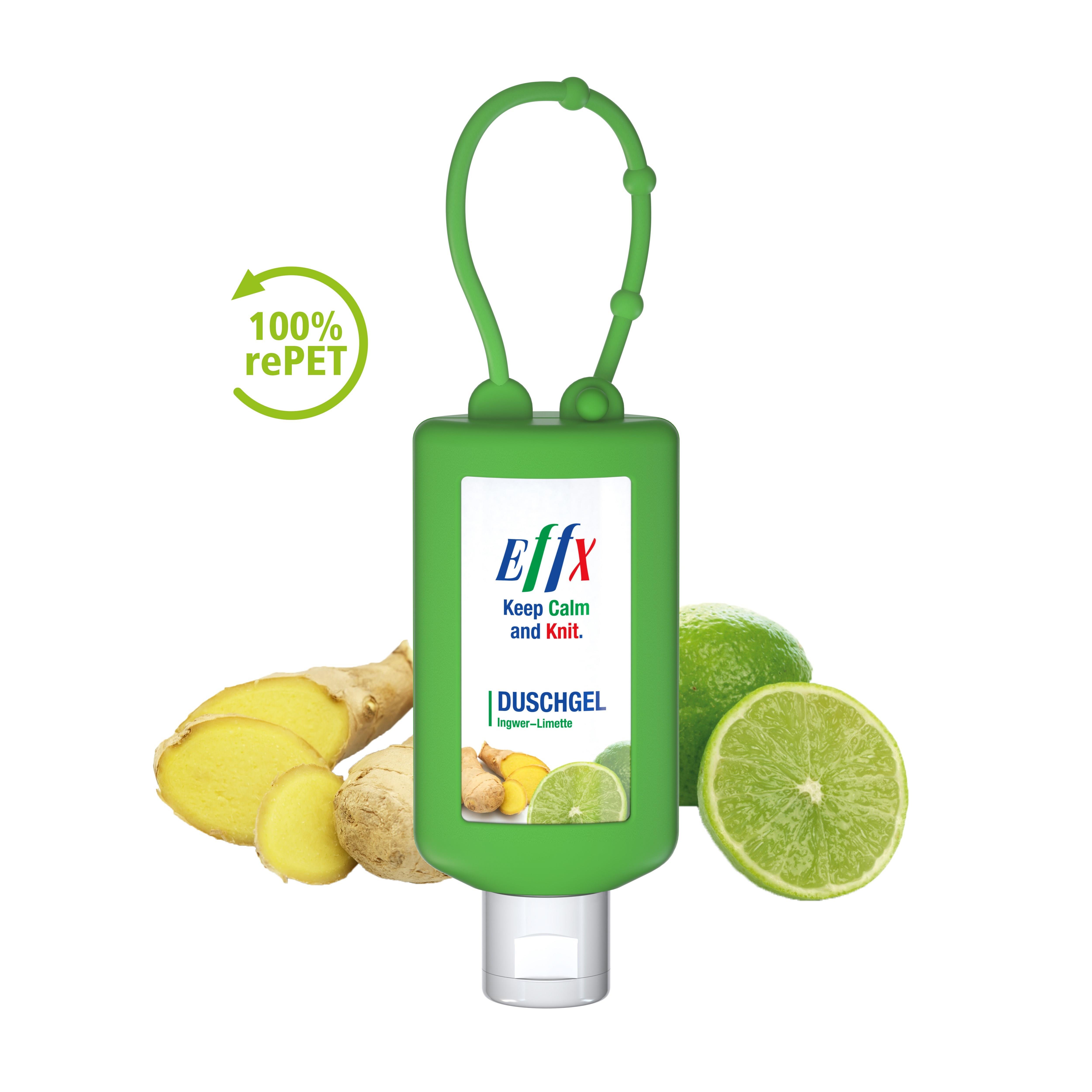 50 ml Bumper grün - Duschgel Ingwer-Limette - Body Label