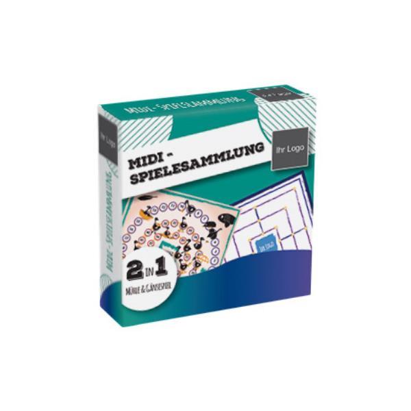 Midi Brettspiel Größe M in Faltschachtel 16 Halmakegel