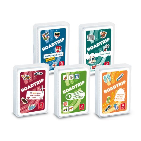 Reisespiel ´Road Trip´, 33 Blatt, im Kunststoffetui