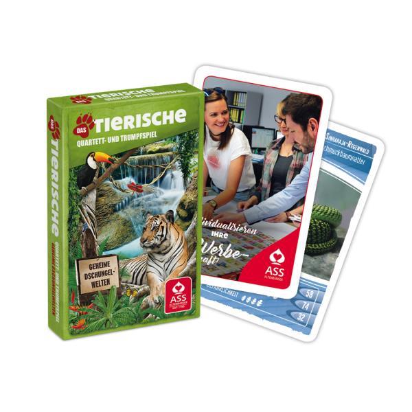 Quartett ´Tierspiele´, in Faltschachtel