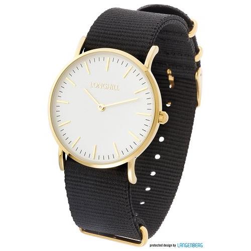 Metalluhr TEXSTYLE FLAT gold small