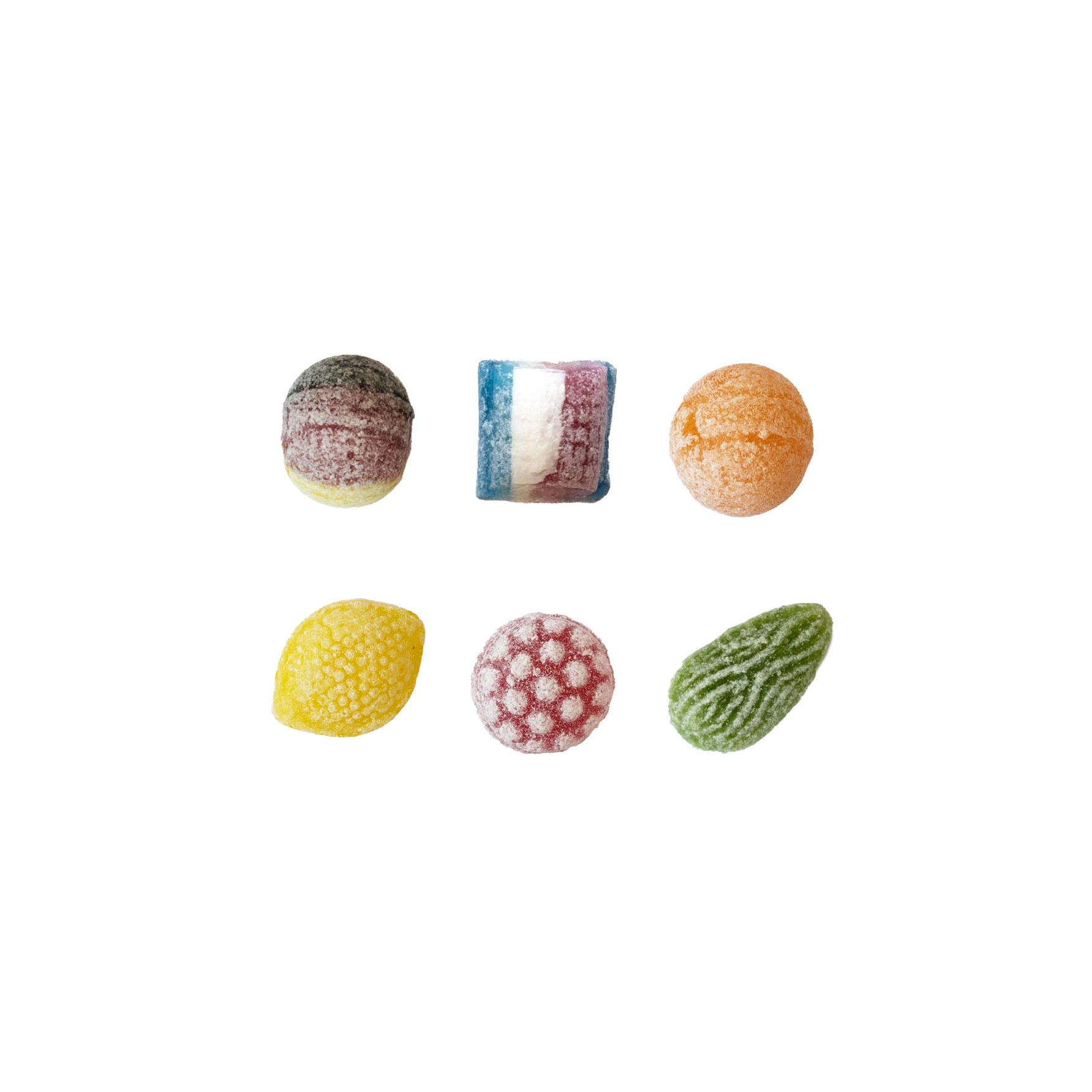 Beutelschachtel mit Bonbons,   60 g, Inhalt: Bonbons Deutschland Brause