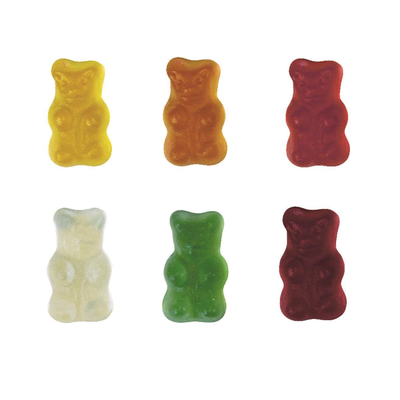 Gummibärchen zuckerfrei Werbetüte,   12 g, Inhalt: Gummibärchen zuckerfrei
