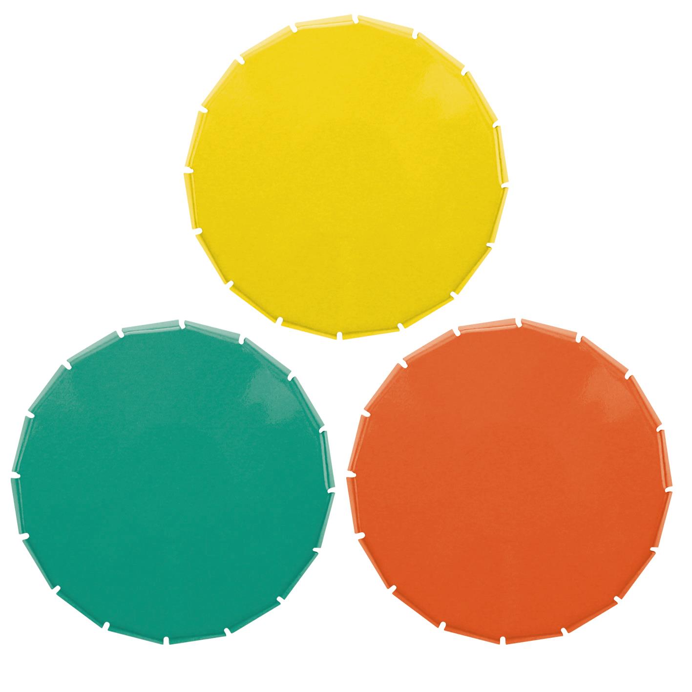 Klick-Dose-45 Duo Colour, grün / weiß 12 g, Inhalt: Pfefferminz-Pastillen; zuckerfrei