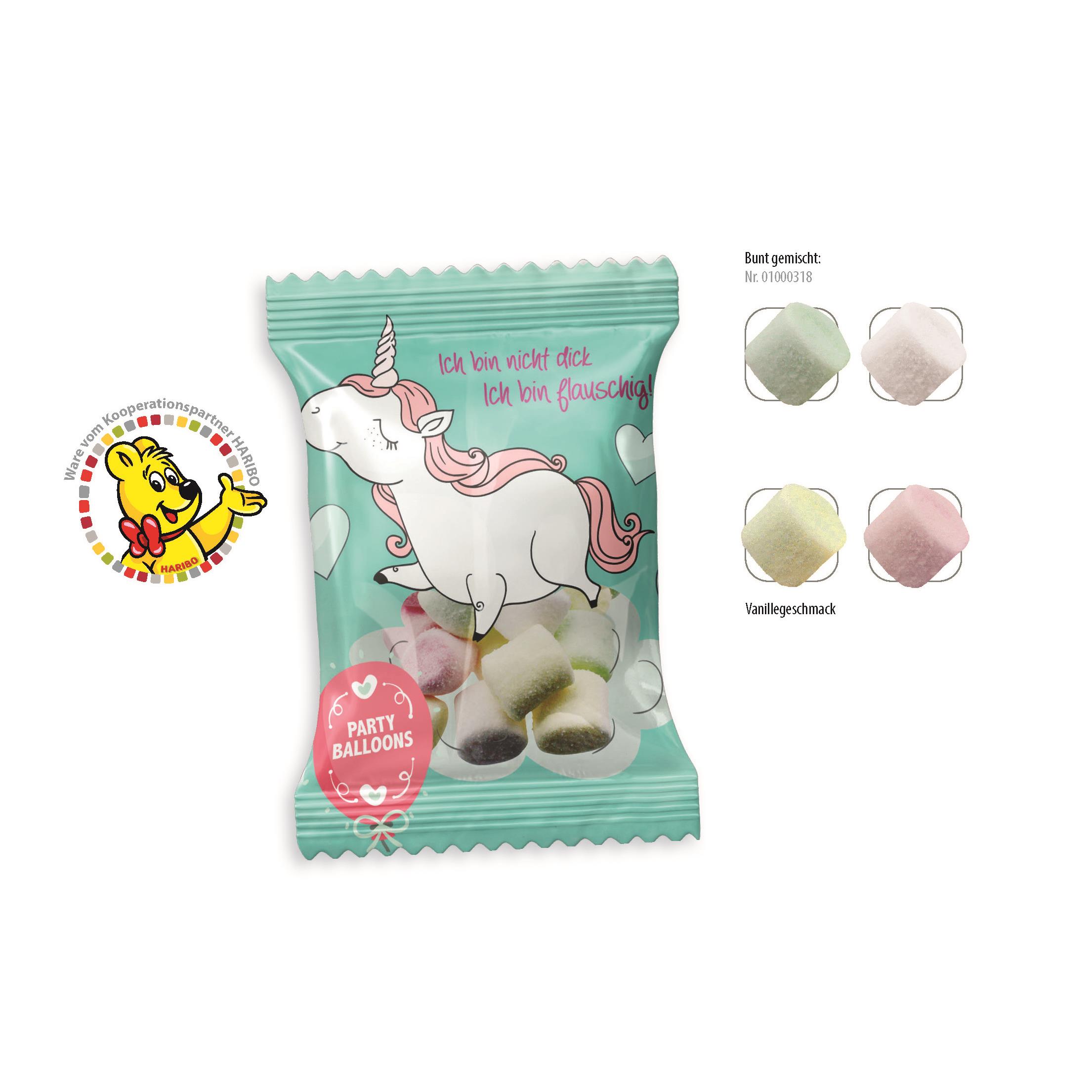 HARIBO Mini Chamallows Werbetüte,   6 g, Inhalt: HARIBO Mini Chamallows