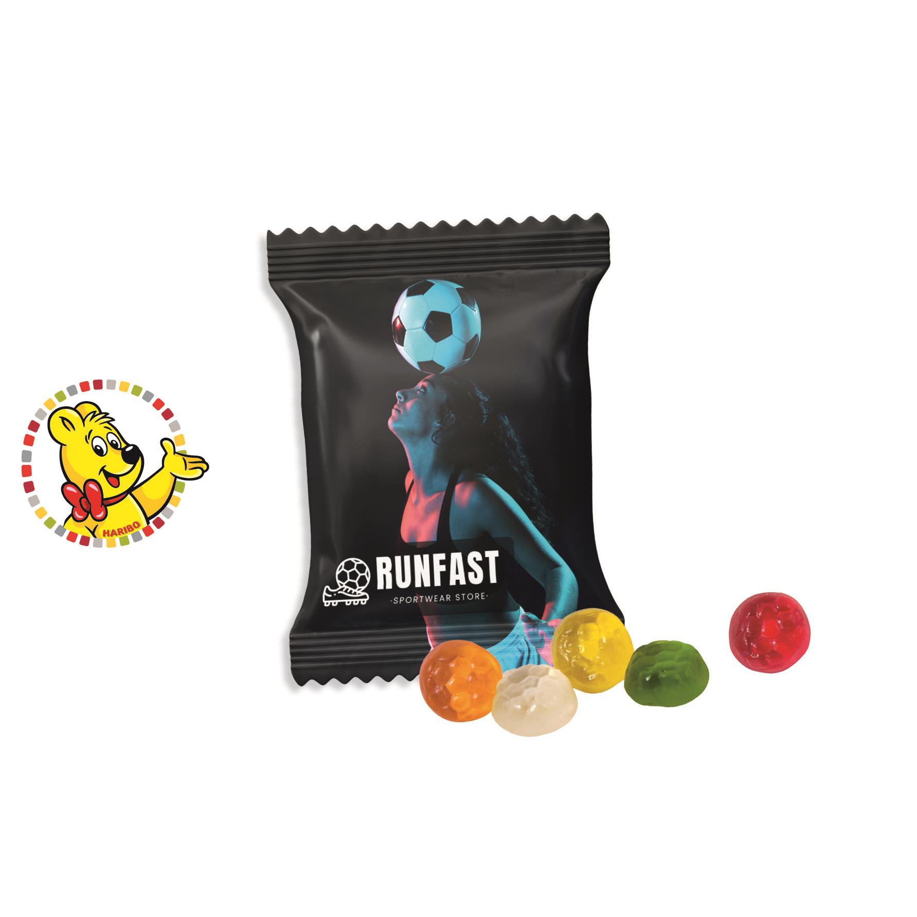 HARIBO Standardformen Werbetüte,   10 g, Inhalt: HARIBO Fußbälle