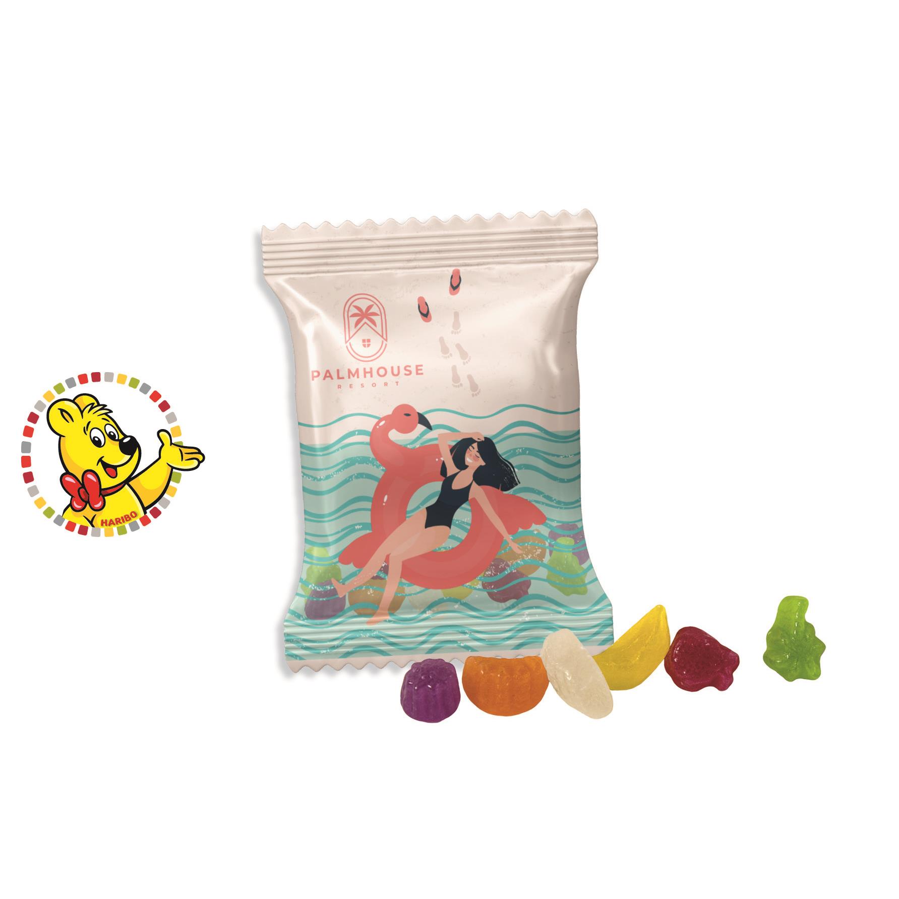 HARIBO Standardformen Werbetüte,   10 g, Inhalt: HARIBO Tropi-Frutti