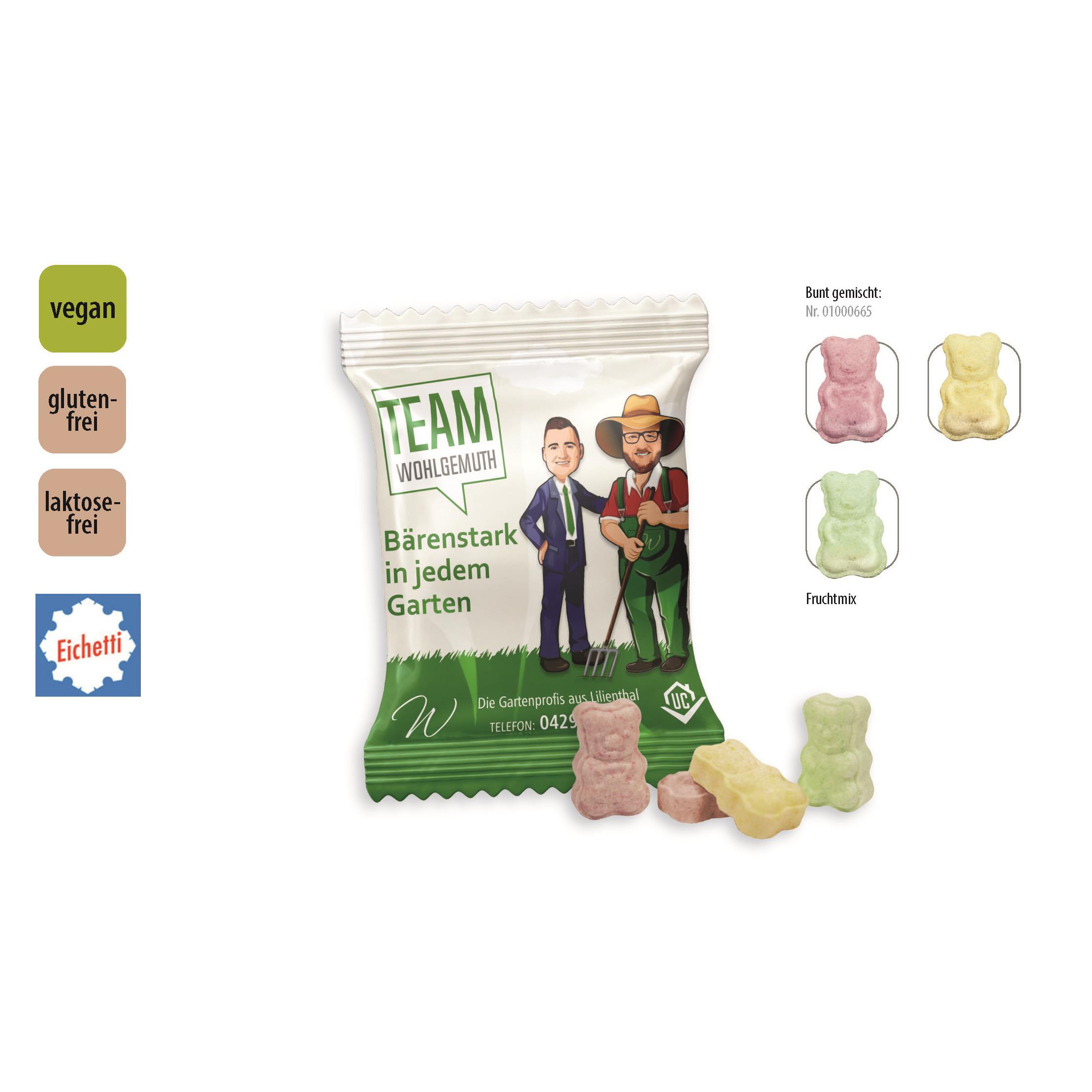 Brause Bärchen Werbetüte,   4 Stück, Inhalt: Brause Bärchen